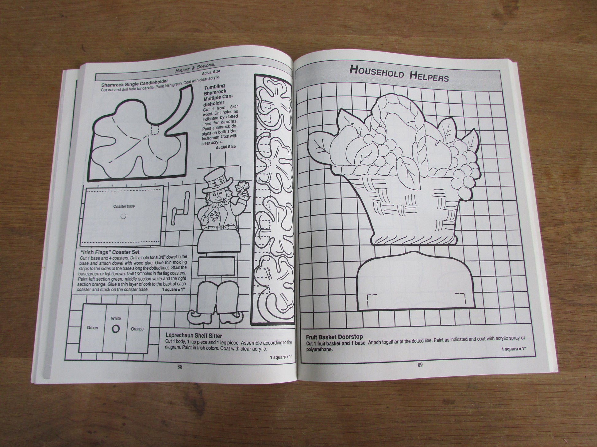 347 Woodworking Patterns: A Bound Set of Popular Woodworking Patterns (Softback, 1991)