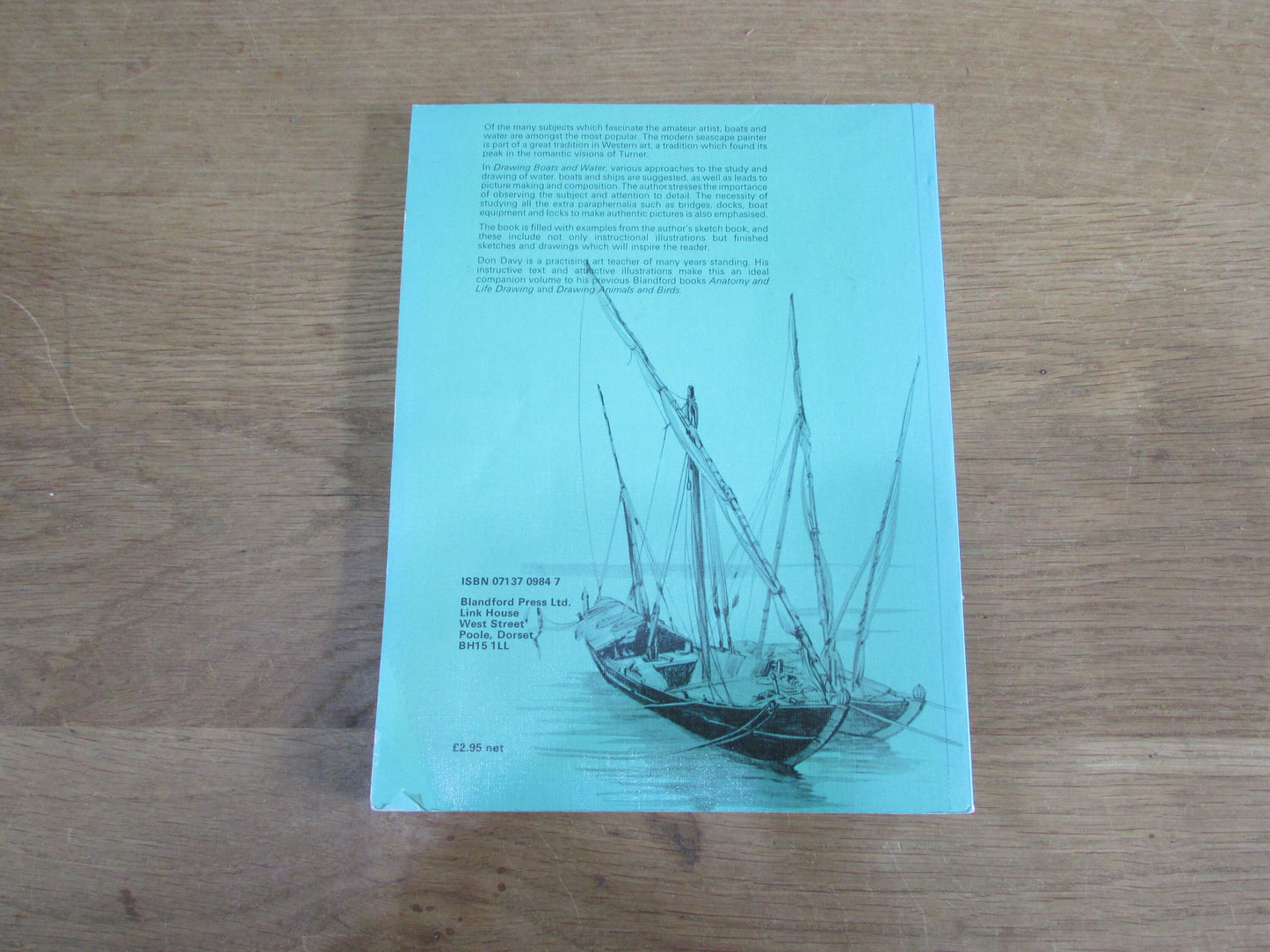 Drawing Boats & Water, by Don Davy (Softback, 1980)