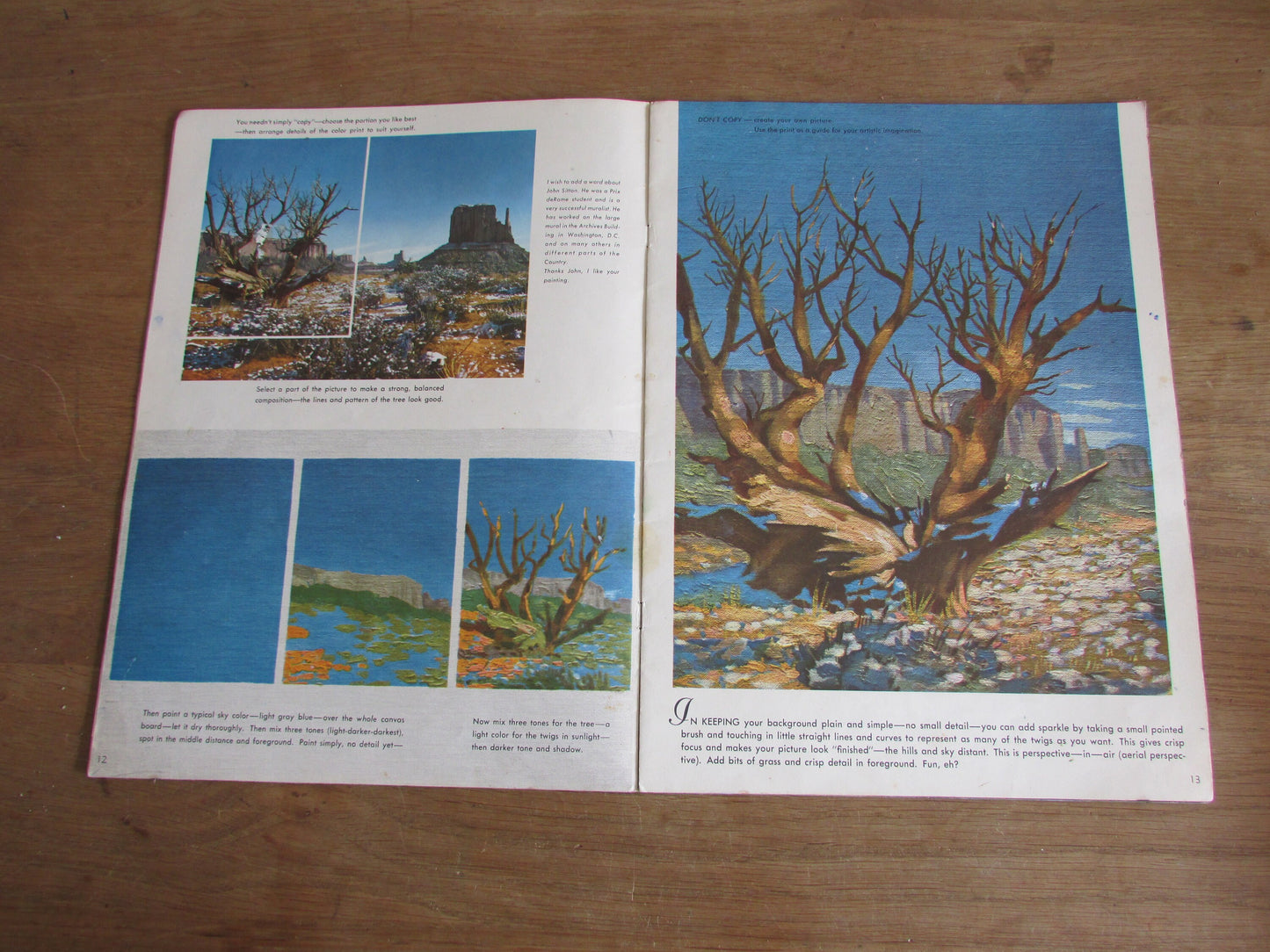How to Draw & Paint Landscapes, by Walter Foster (Softback, 1960s)