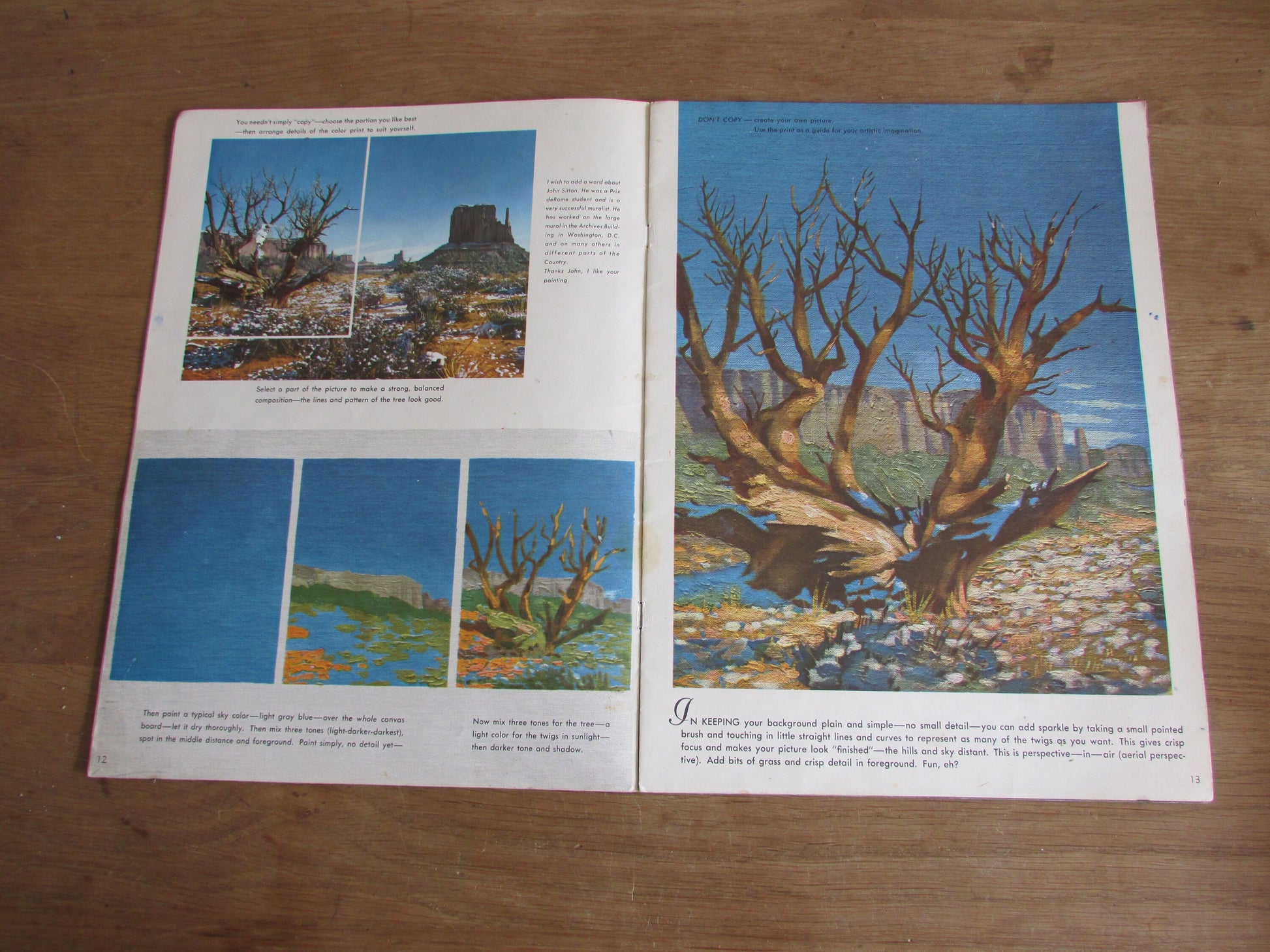 How to Draw & Paint Landscapes, by Walter Foster (Softback, 1960s)