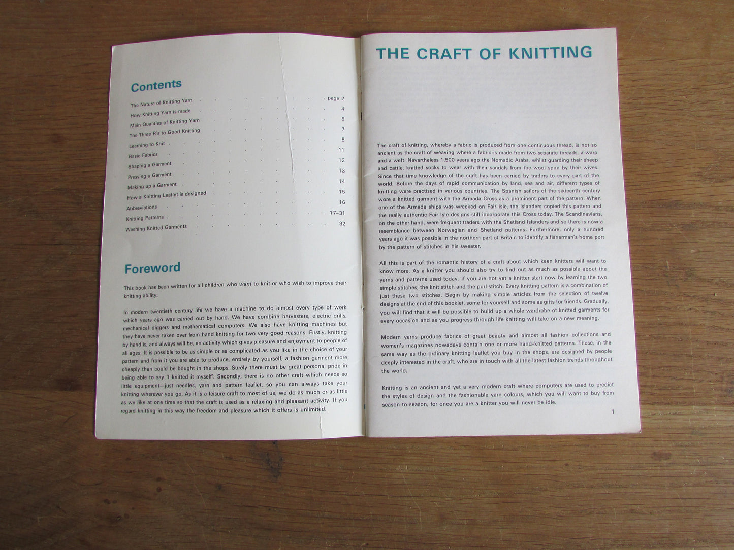 Learn to Knit, by Andrew Williams B.S.c (Softback, 1968)