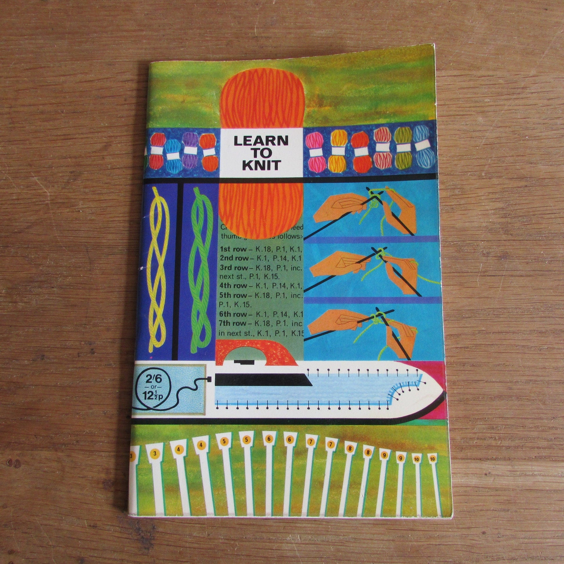 Learn to Knit, by Andrew Williams B.S.c (Softback, 1968)