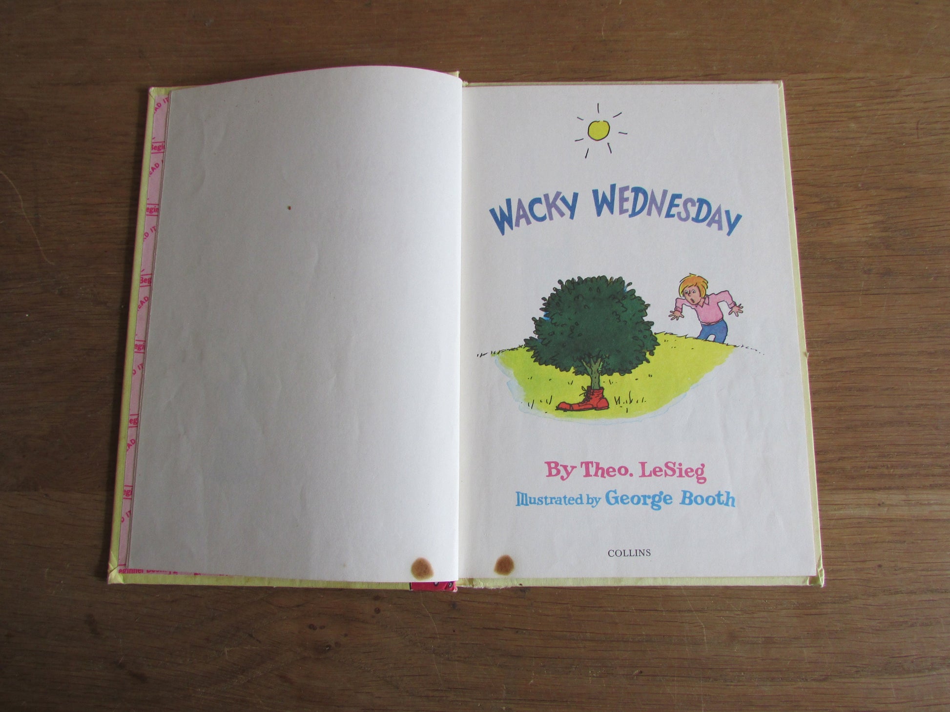 Wacky Wednesday, by Theo. LeSieg (Hardback, 1975)