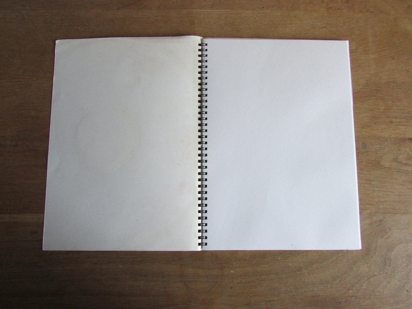 Home-made A4 wire-bound sketchbook using 100% recycled 140gsm Cartridge Paper, The Thompson Twins