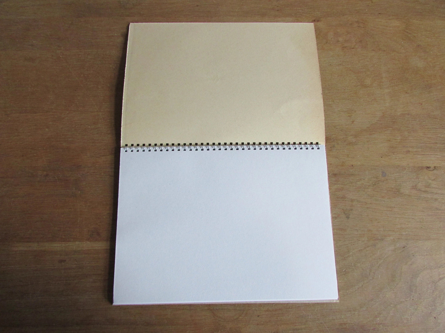 Home-made A4 wire-bound sketchbook using 100% recycled 140gsm Cartridge Paper, Peggy Lee