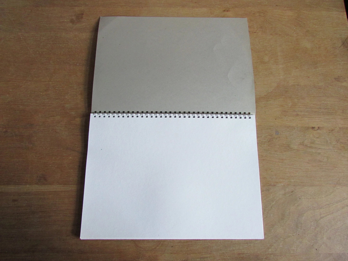 Home-made A4 wire-bound sketchbook using 100% recycled 140gsm Cartridge Paper, Max Bygraves