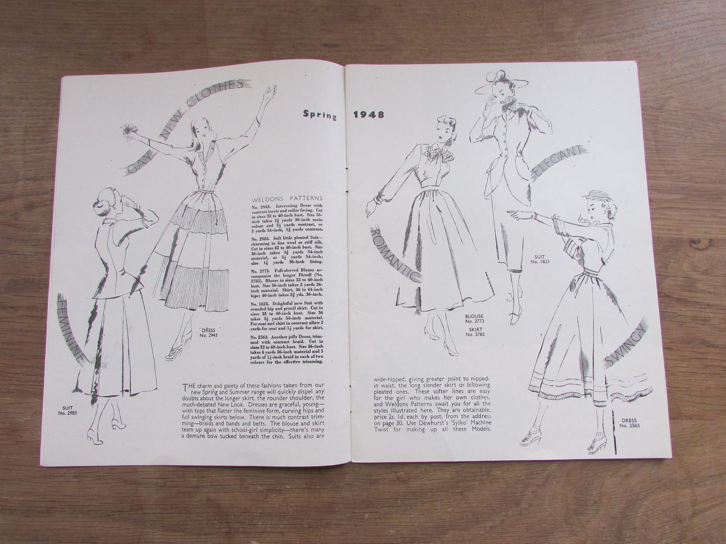 1948 Needlework Illustrated 191 knitting pattern booklet