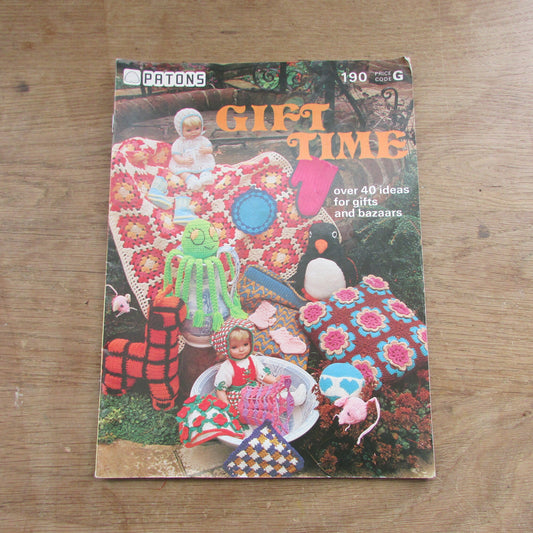 1974 Patons Gift Time No.190: over 40 ideas for gifts & bazaars