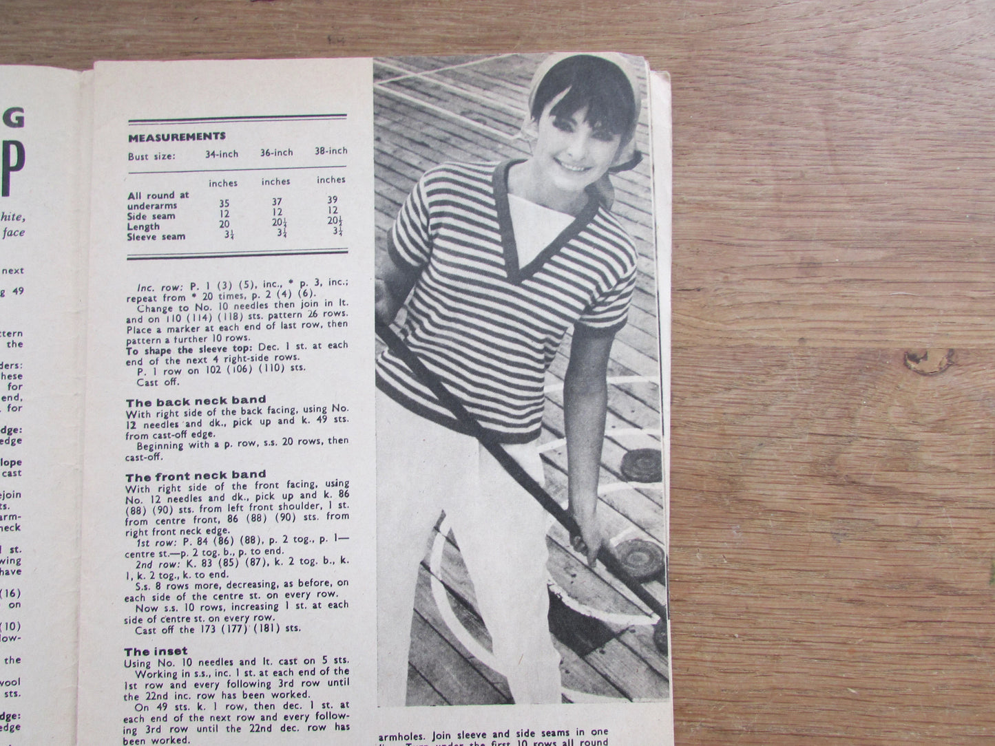 1960s Knitting for Holidays & Honeymoons pattern booklet