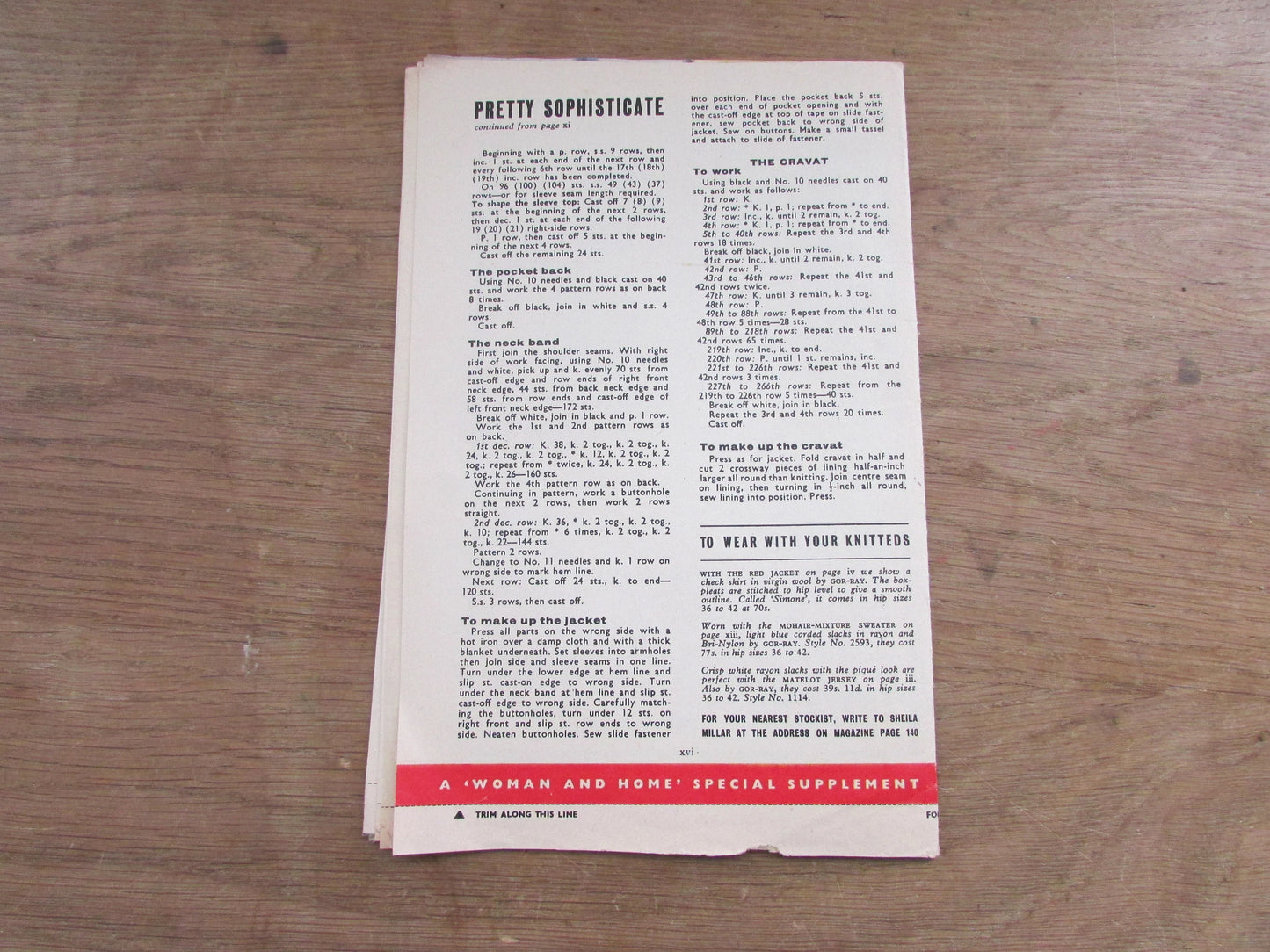 1960s Knitting for Holidays & Honeymoons pattern booklet