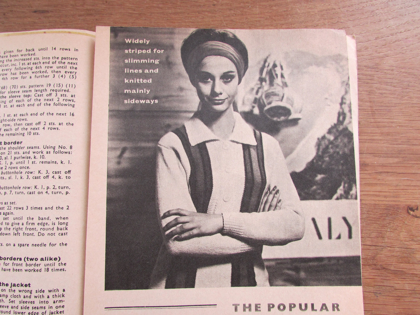 1960s Knitting for Holidays & Honeymoons pattern booklet