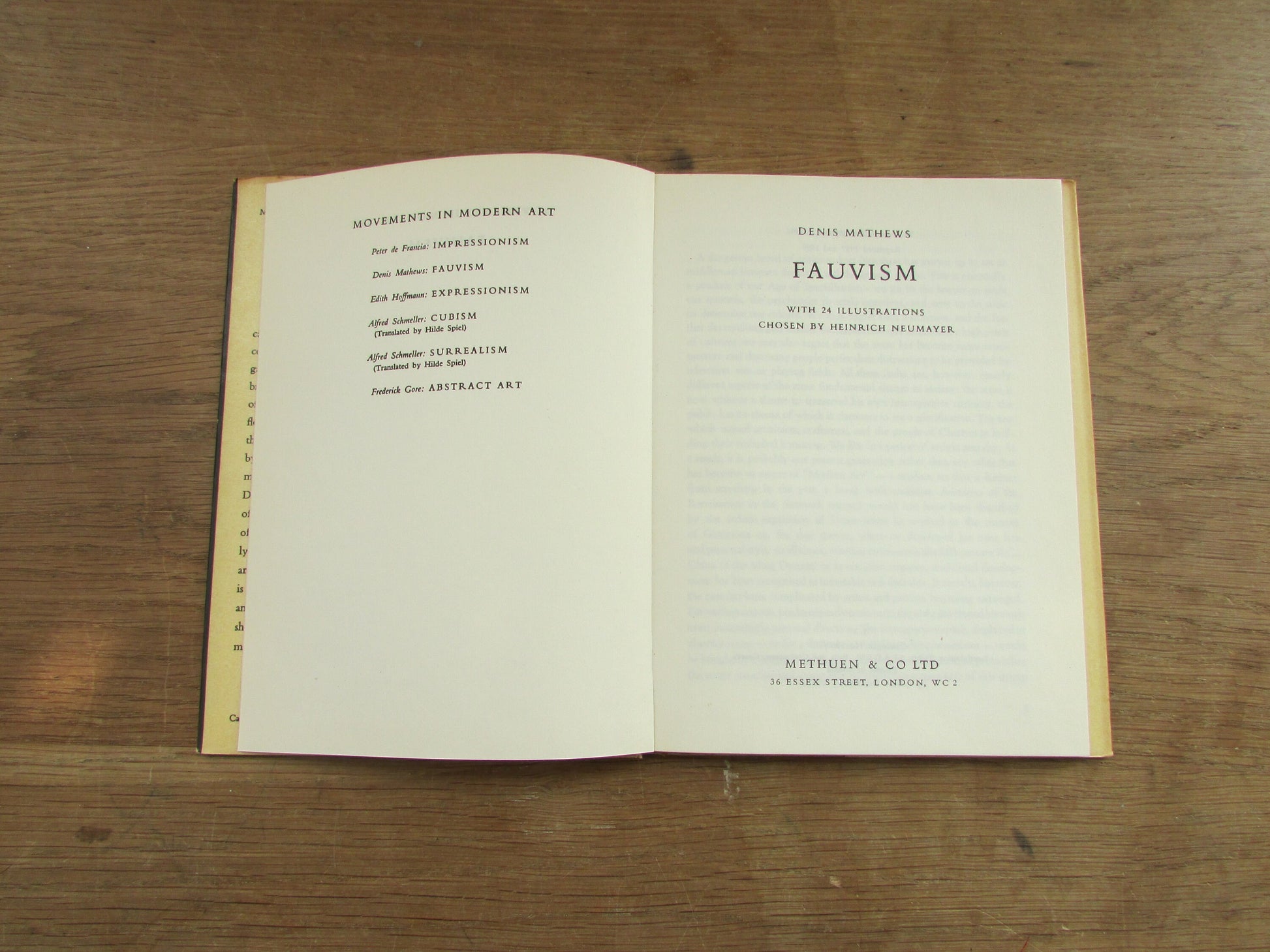 Movements in Modern Art: Fauvism, by Denis Mathews & Heinrich Neumayer (Hardback, 1959)