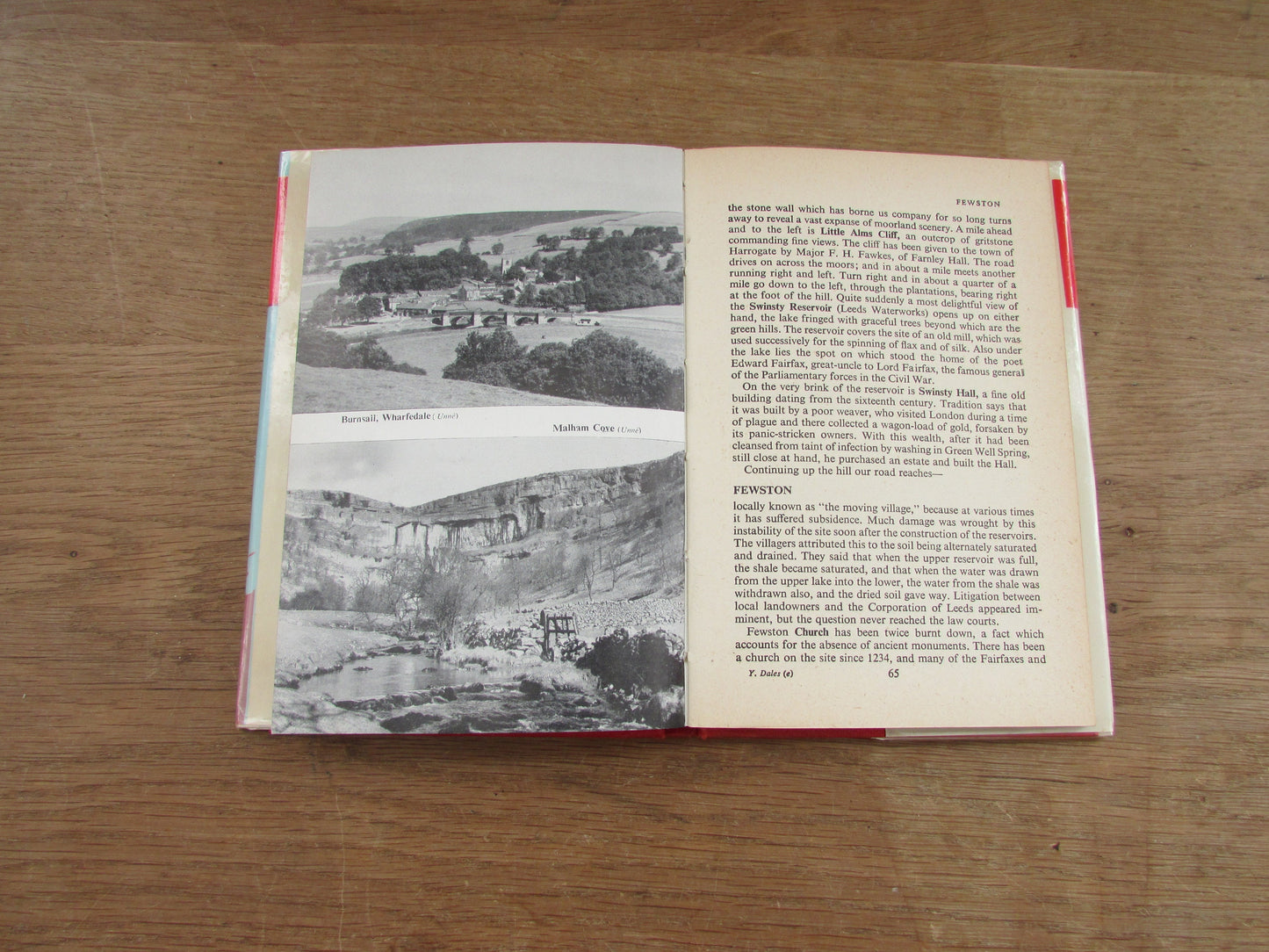 Ward Lock's Red Guide to The Yorkshire Dales, by Reginald J. W. Hammond (Hardback, 1965)