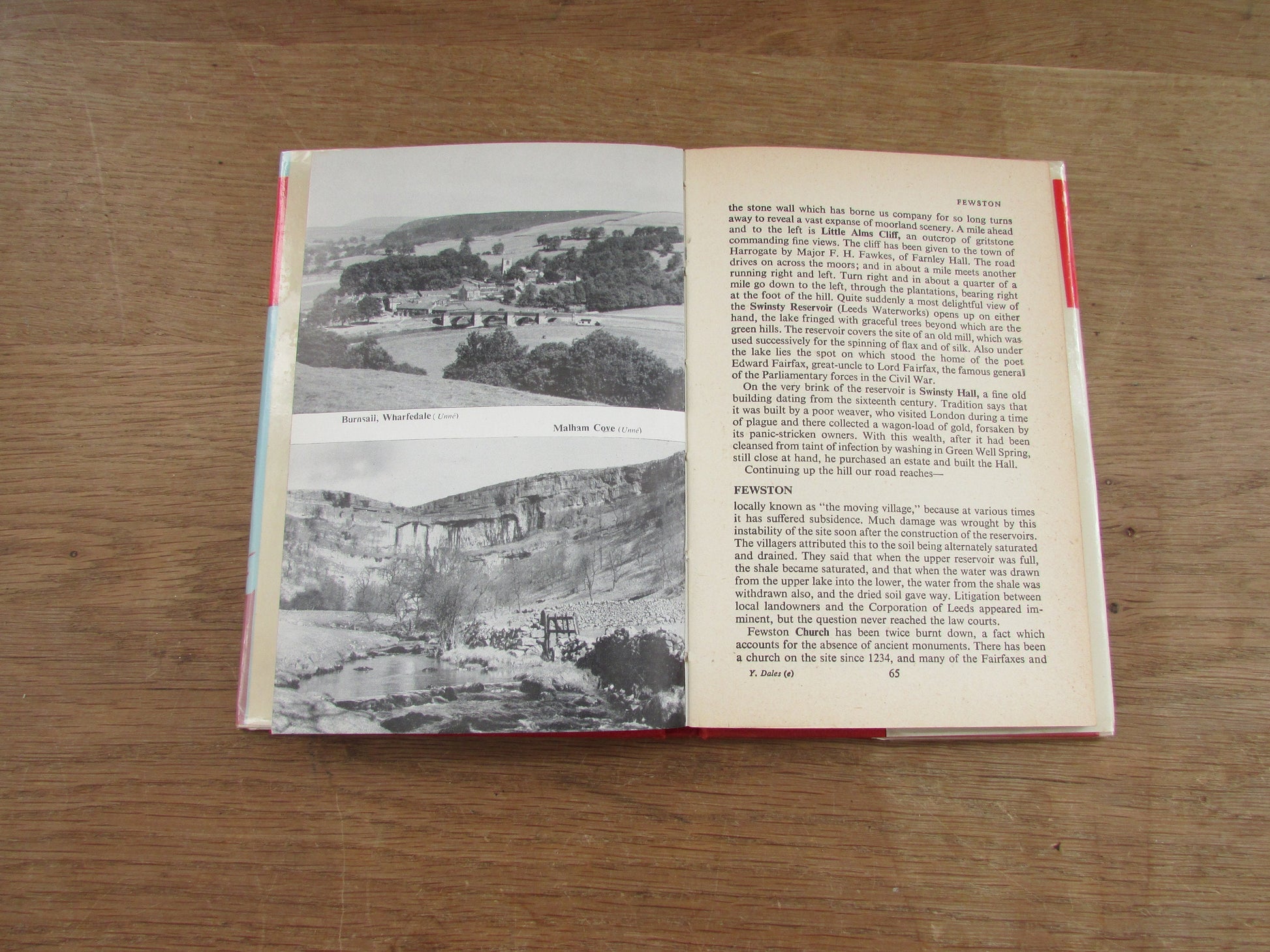 Ward Lock's Red Guide to The Yorkshire Dales, by Reginald J. W. Hammond (Hardback, 1965)