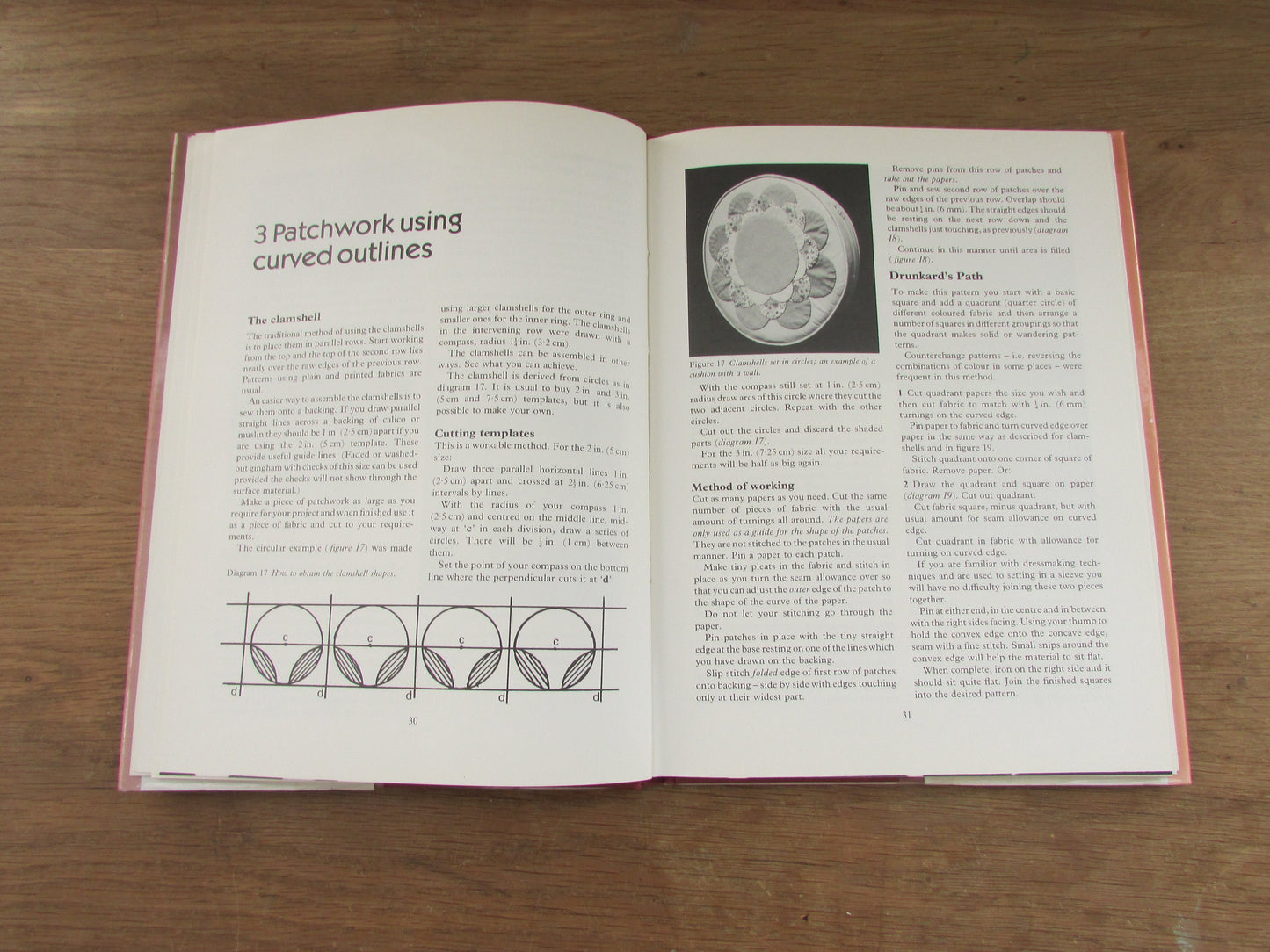 The Craft of Patchwork, by Edna Wark, & Barbara Macey (Hardback, 1984)