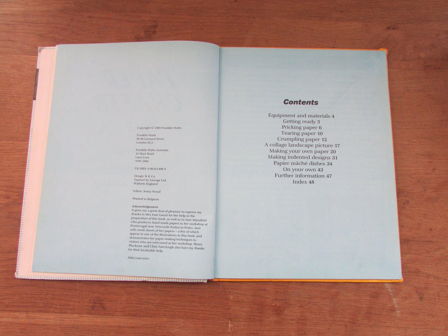 Paper Crafts, by John Lancaster (Hardback, 1989)