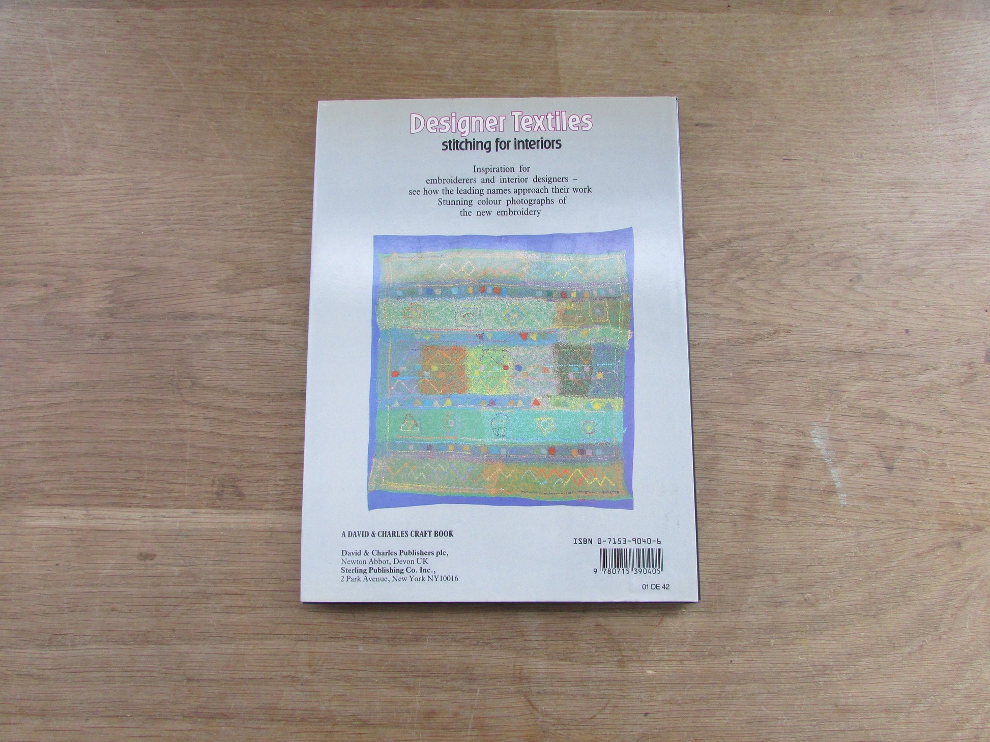 The Embroiderers Guild: Designer Textiles - Stitching for Interiors (Hardback, 1987)