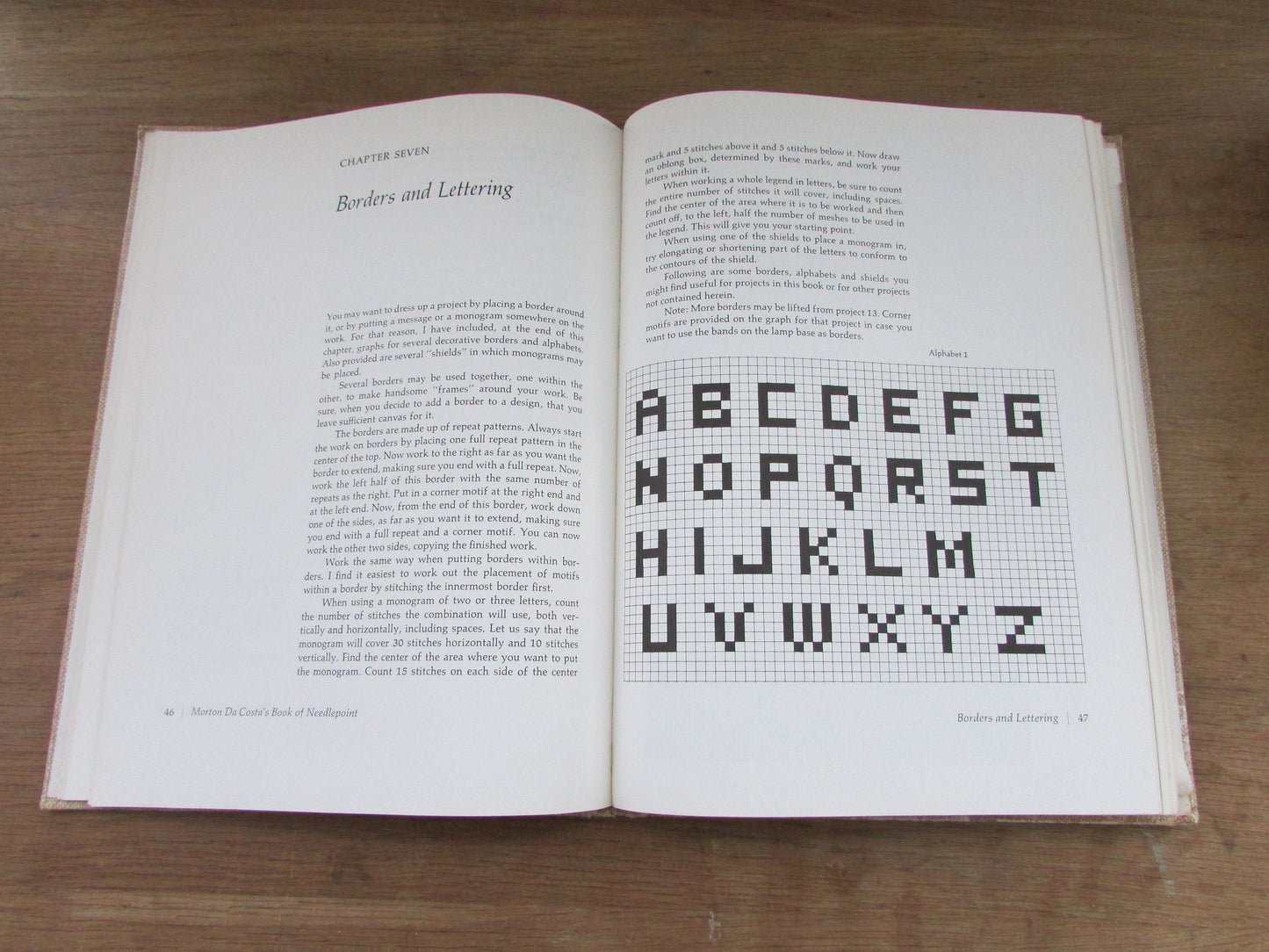 1974 Morton Da Costa's Book of Needlepoint (designs developed in collaboration with Anne Besser)