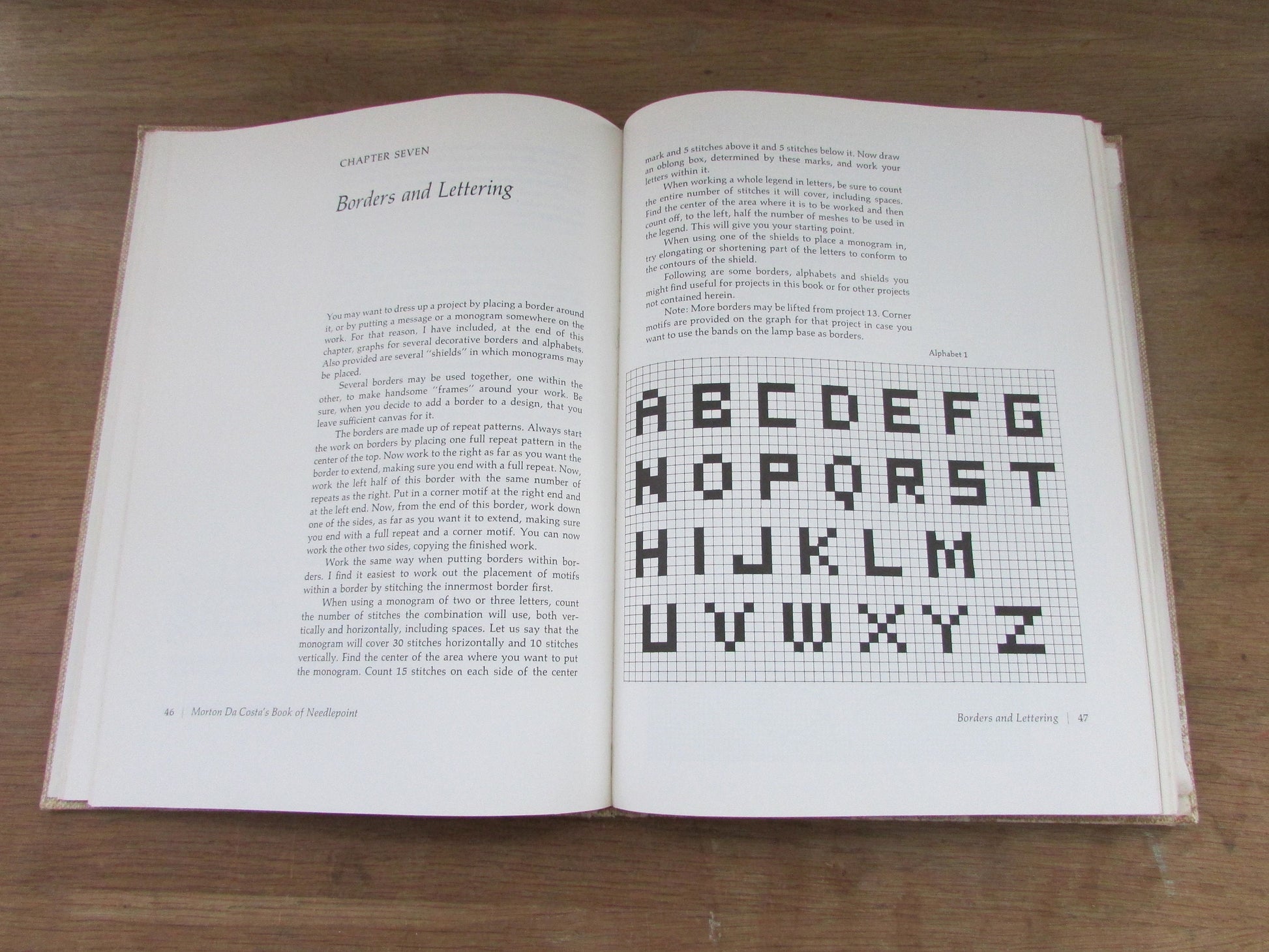 1974 Morton Da Costa's Book of Needlepoint (designs developed in collaboration with Anne Besser)