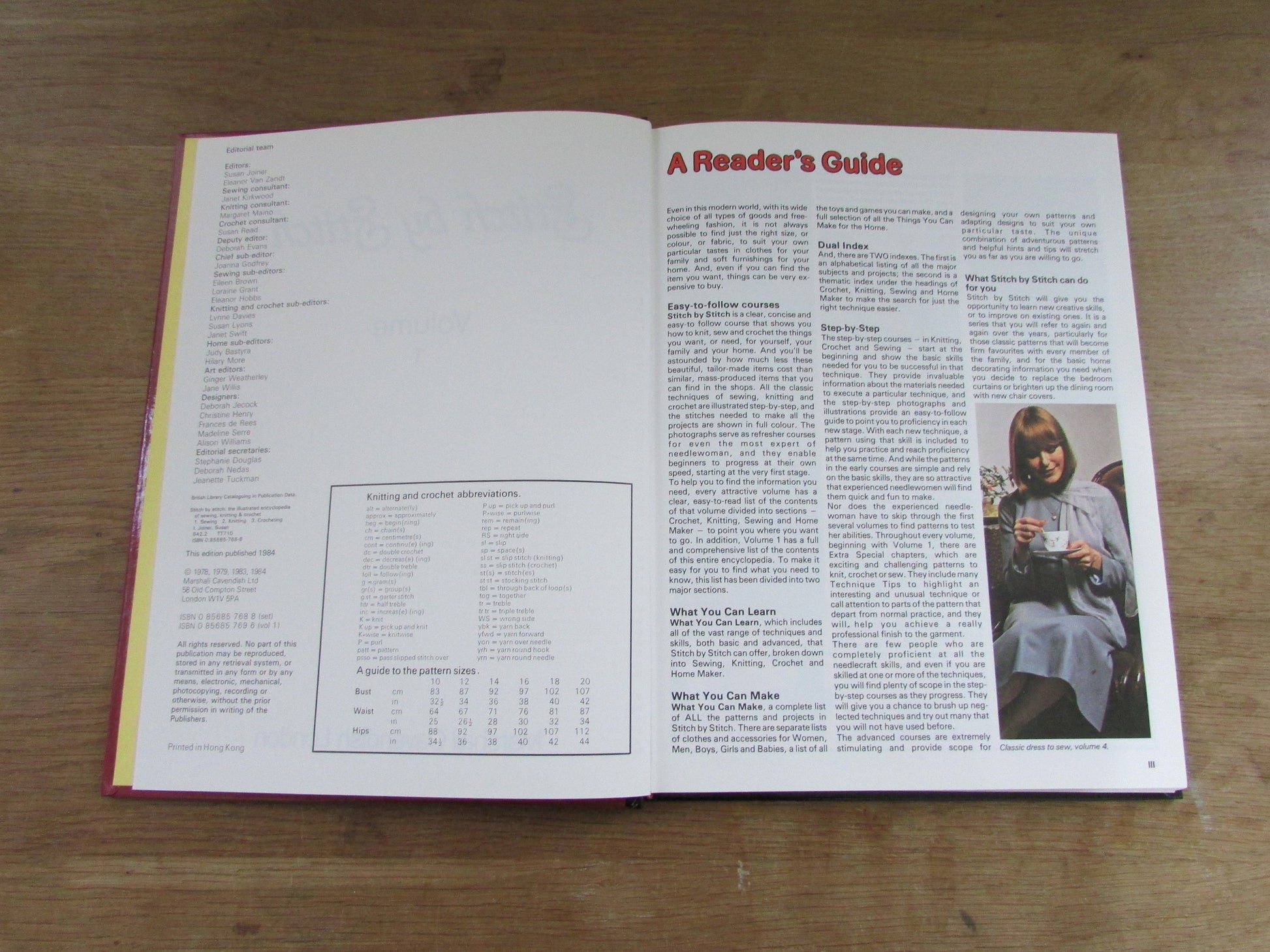 Stitch by Stitch Volume 1, by Susan Joiner & Eleanor Van Zandt (Hardback, 1984)