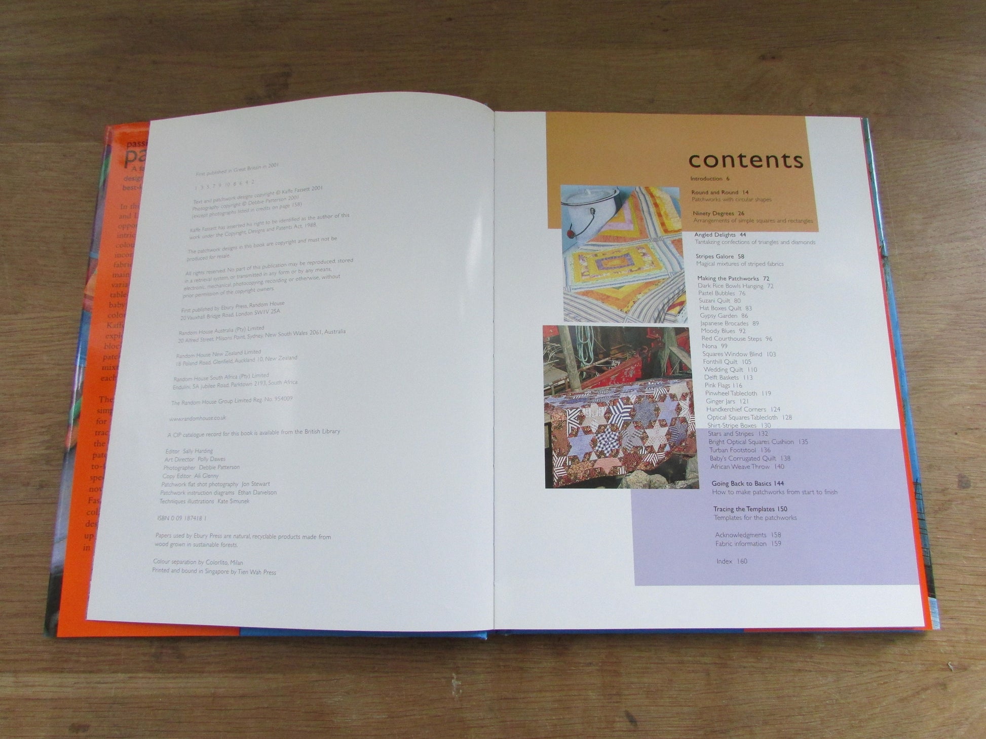 Kaffe Fassett, with Liza Prior Lucy, Passionate Patchwork: over 20 original quilt designs (Hardback, 2001)