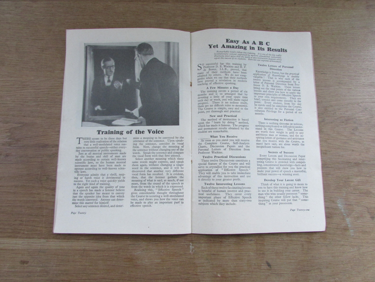1940s/50s How to Work Wonders with Words booklet, by The Speaker's Club