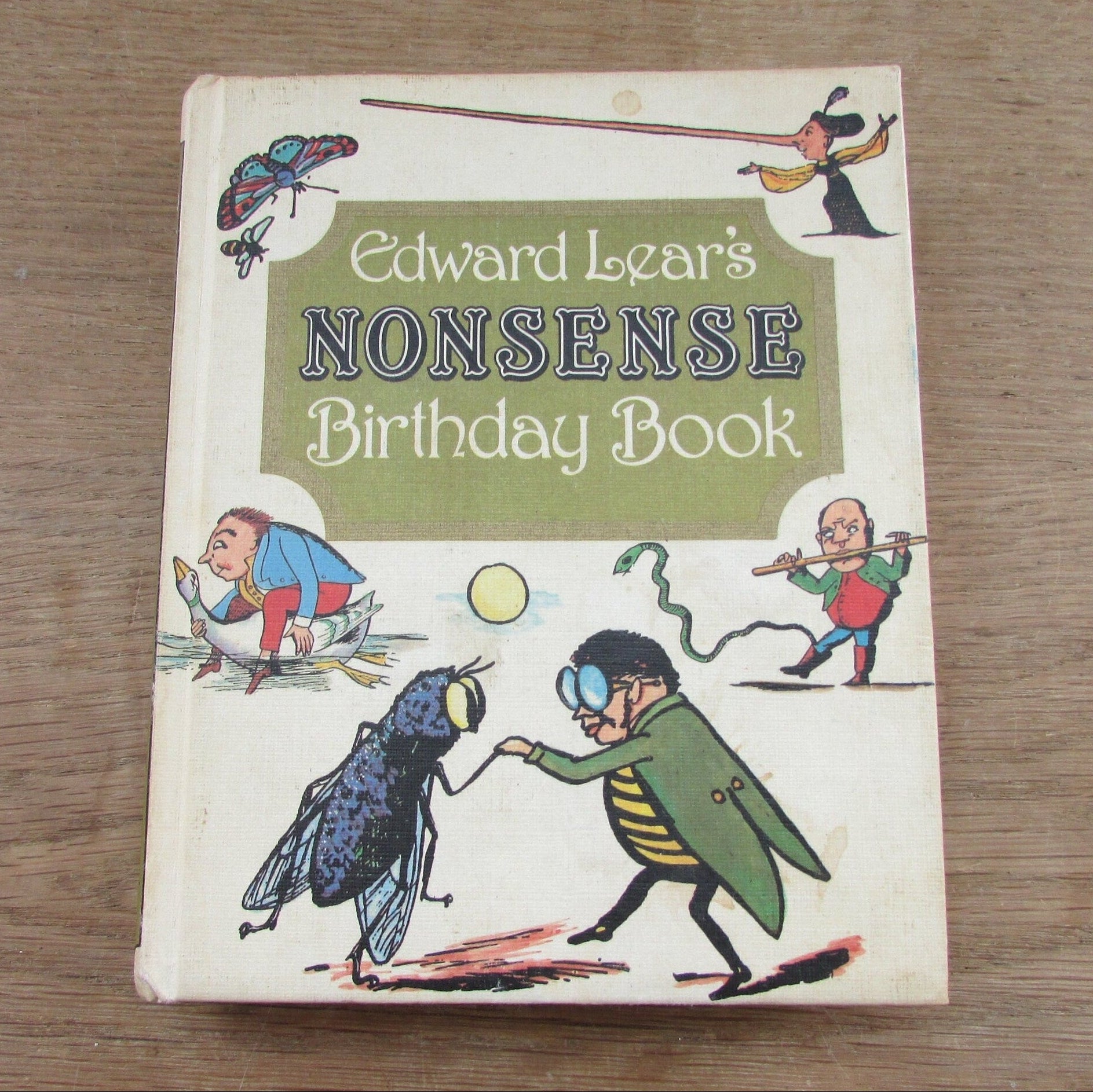 Edward Lear's Nonsense Birthday Book (Hardback, 1980)
