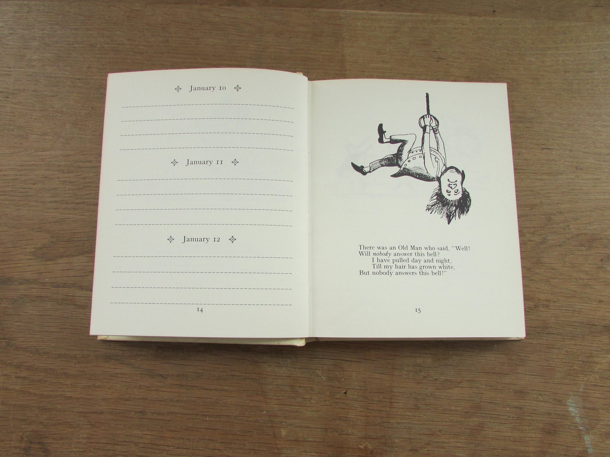 Edward Lear's Nonsense Birthday Book (Hardback, 1980)