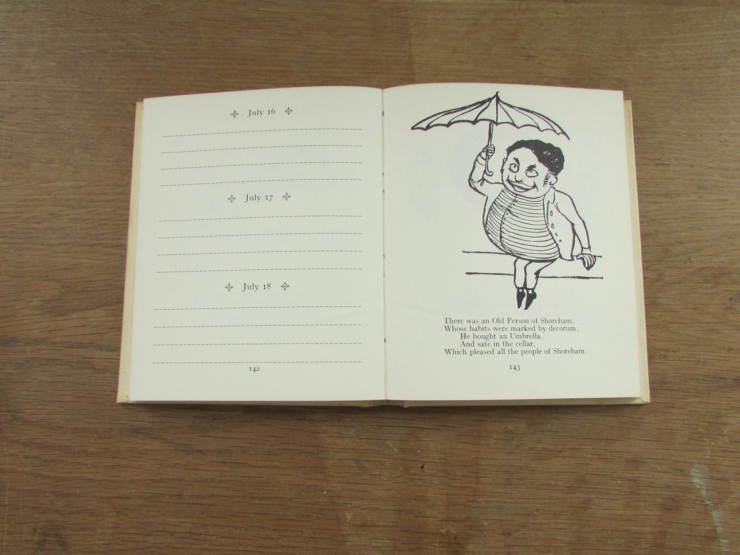 Edward Lear's Nonsense Birthday Book (Hardback, 1980)
