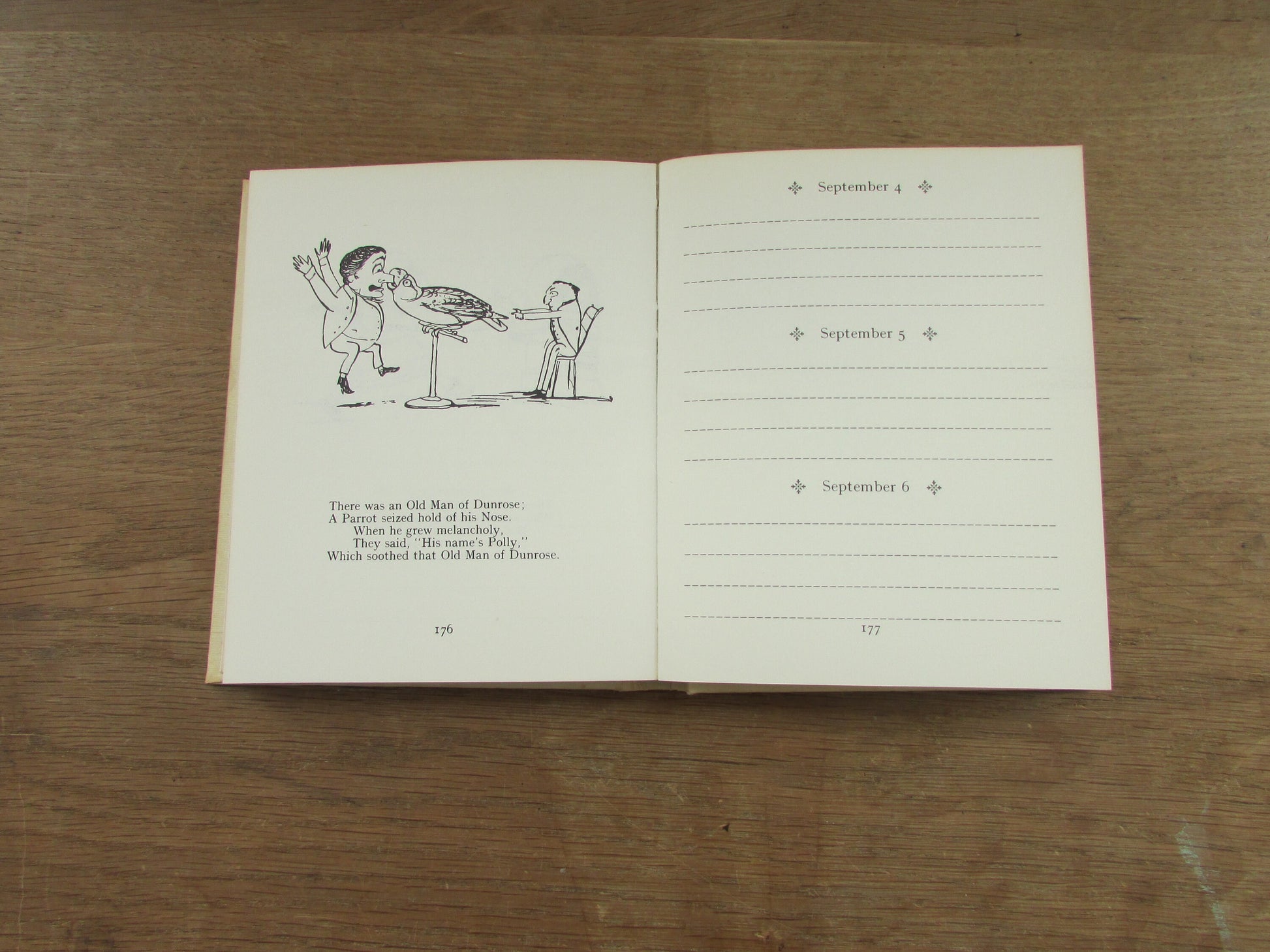 Edward Lear's Nonsense Birthday Book (Hardback, 1980)