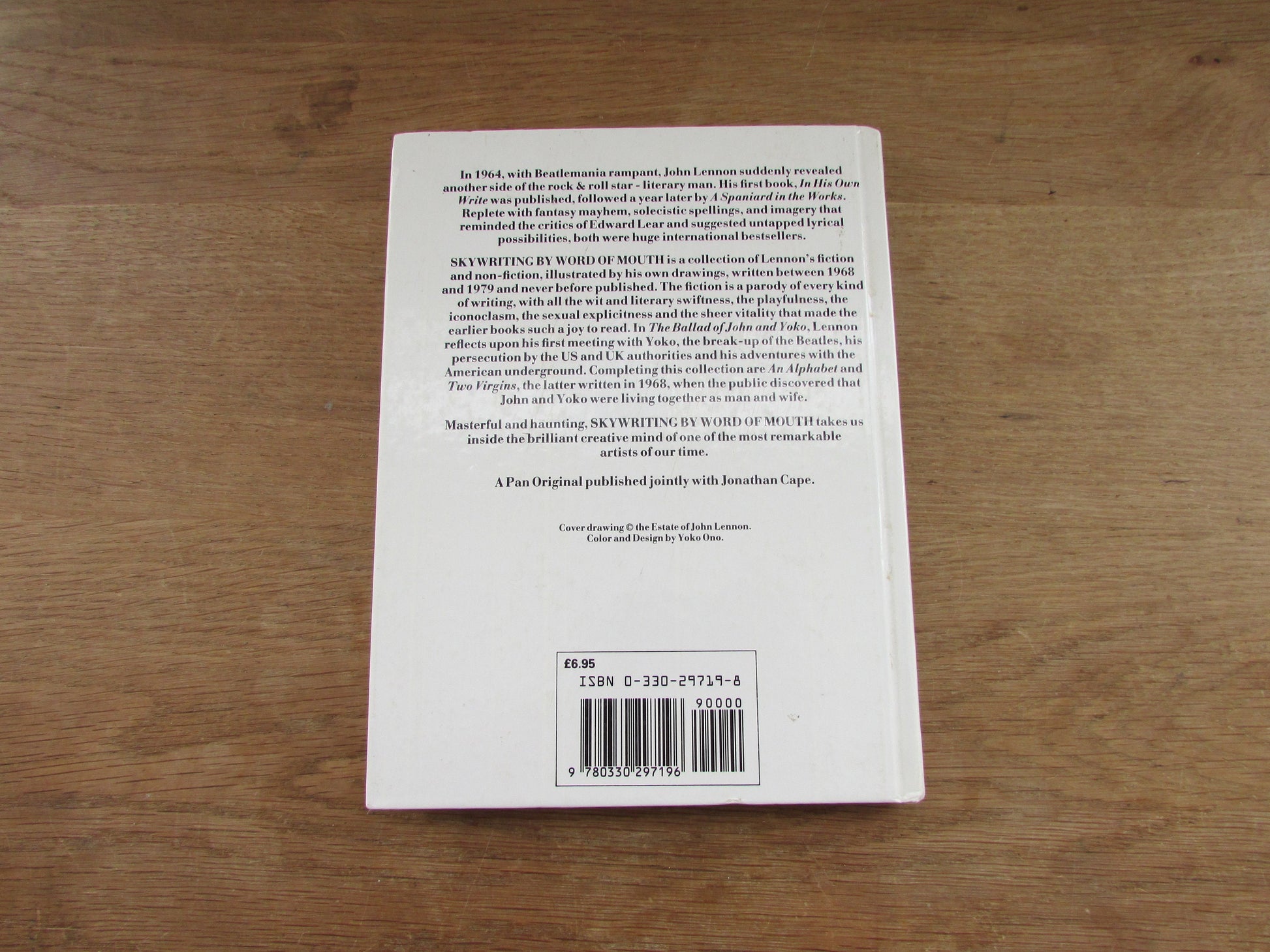 John Lennon: Skywriting by Word of Mouth (Hardback, 1986)