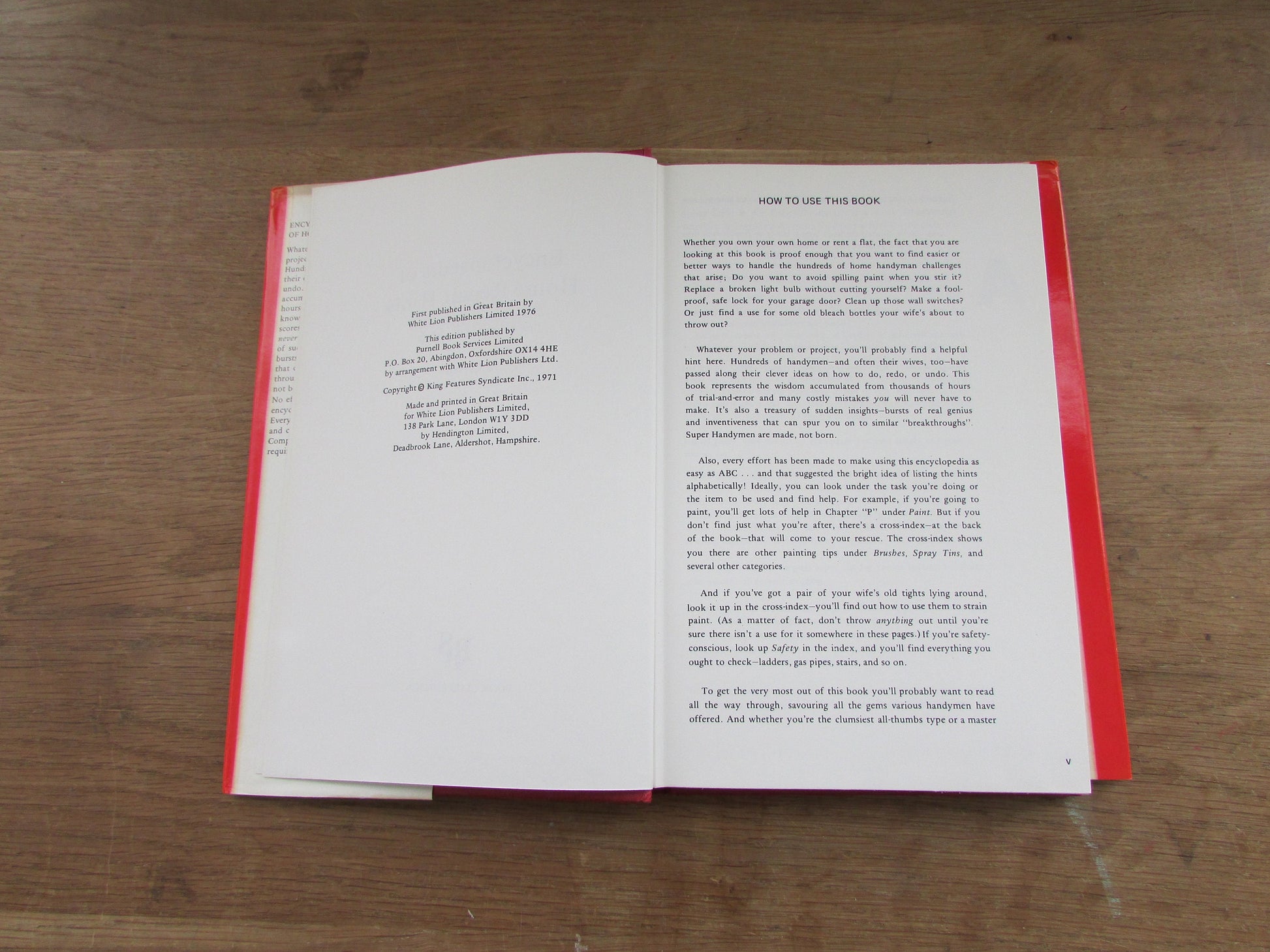 Encyclopaedia of Home Repair Hints, by Al Carrell (Hardback, 1976)