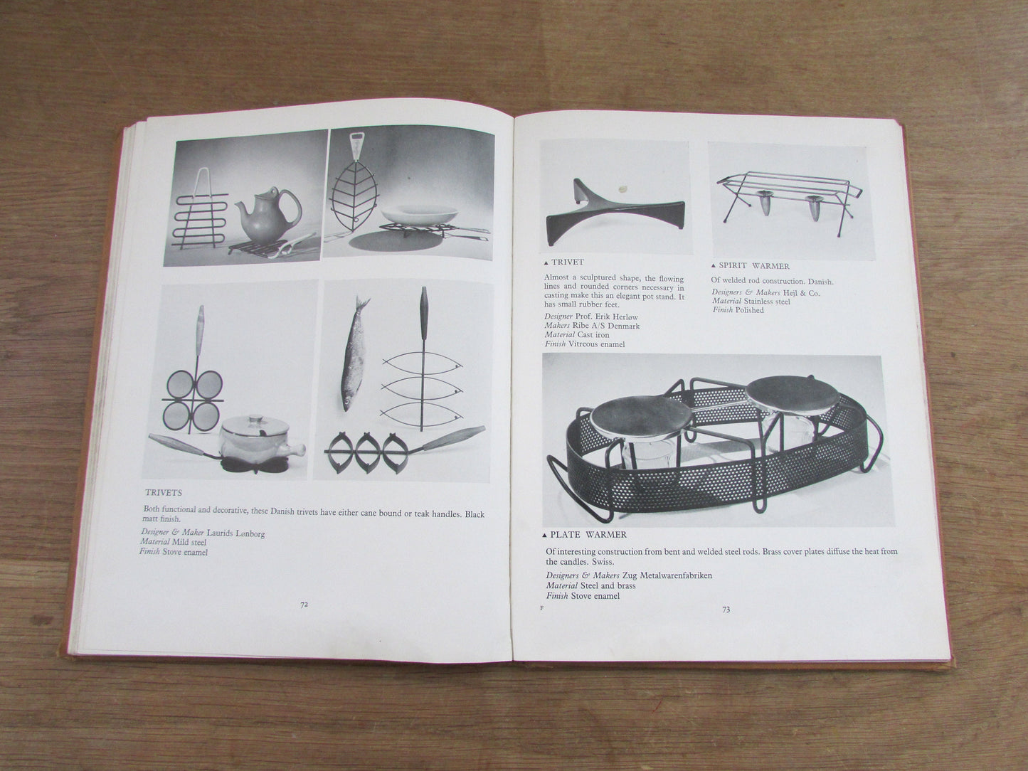 Contemporary Design in Metalwork, by Brian Larkman, & S.H Glenister (Hardback, 1963)