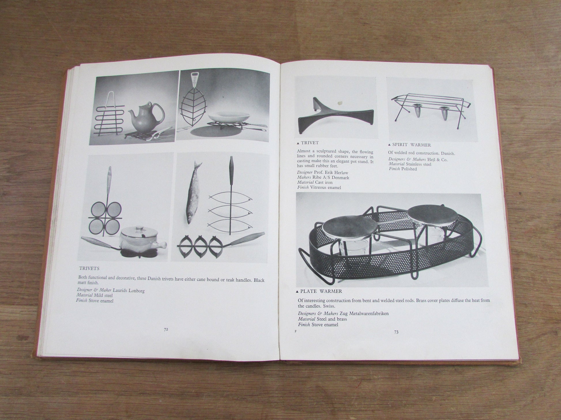 Contemporary Design in Metalwork, by Brian Larkman, & S.H Glenister (Hardback, 1963)
