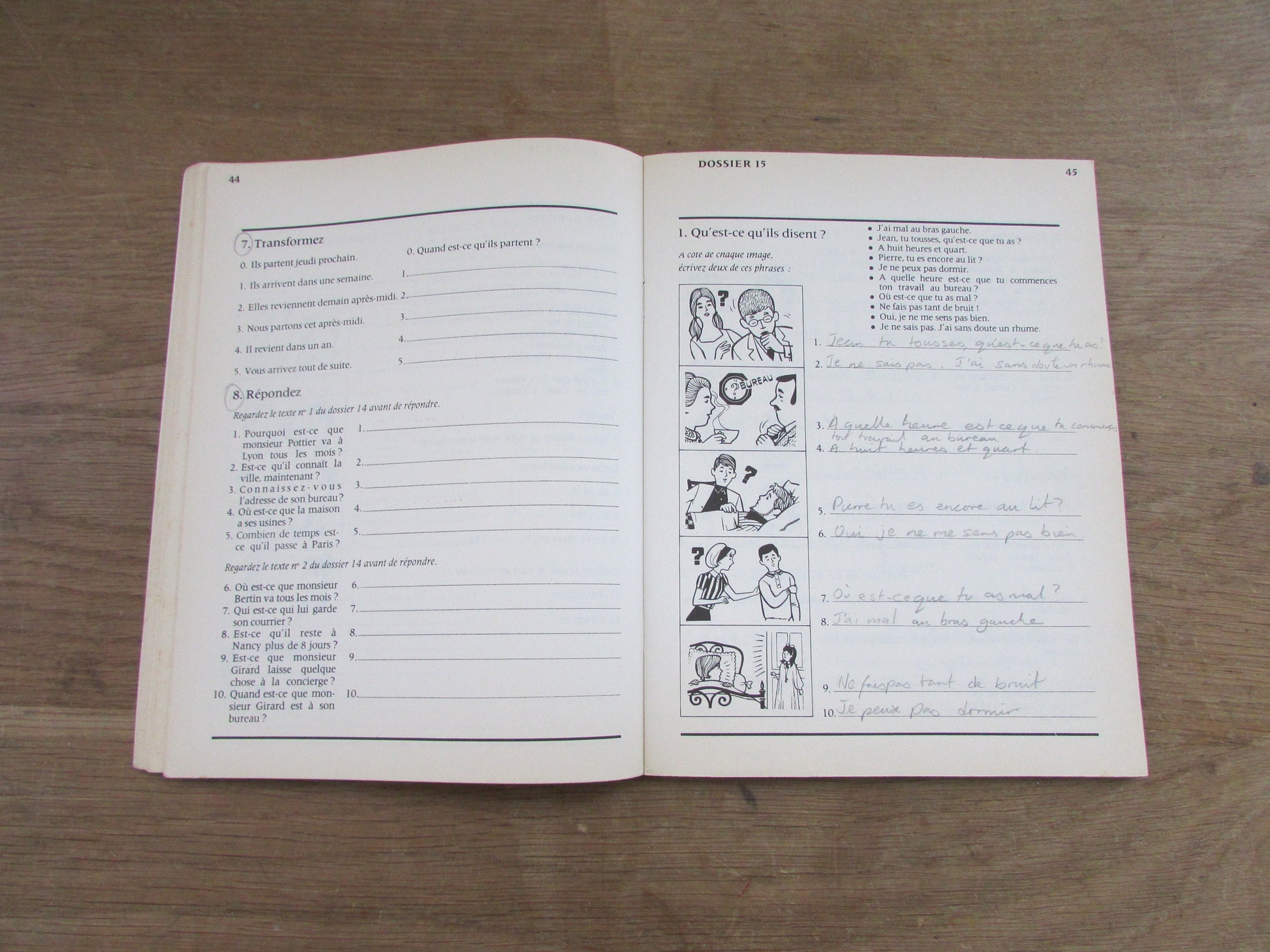 La France en Direct Cahier d'Exercises 1, by Janine, & Guy Capelle (Softback, 1969)