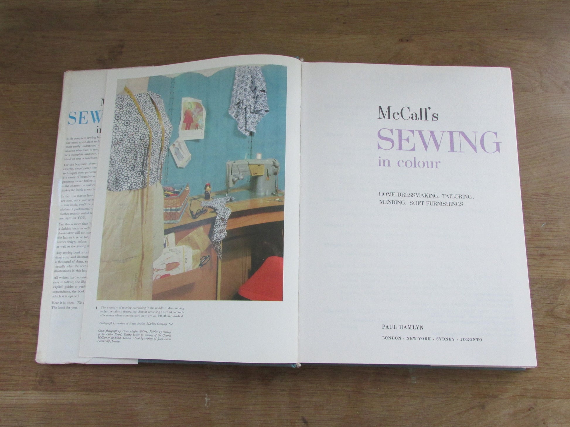 McCall's Sewing in Colour (Hardback, 1969)