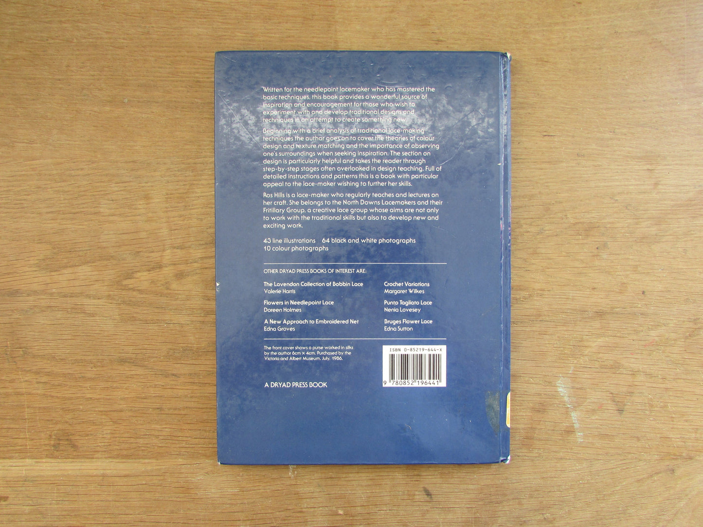 Colour & Texture in Needlelace, by Ros Hills (Hardback, 1987)