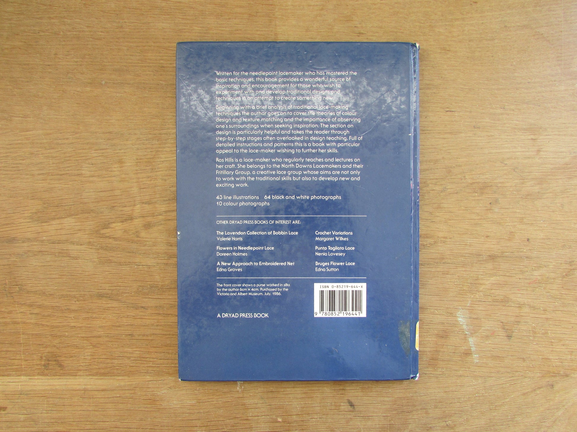 Colour & Texture in Needlelace, by Ros Hills (Hardback, 1987)