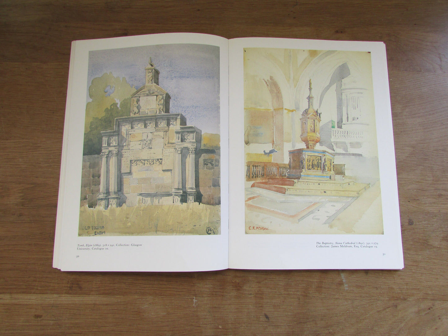 Mackintosh Watercolours, by Roger Billcliffe (Softback, 1981)