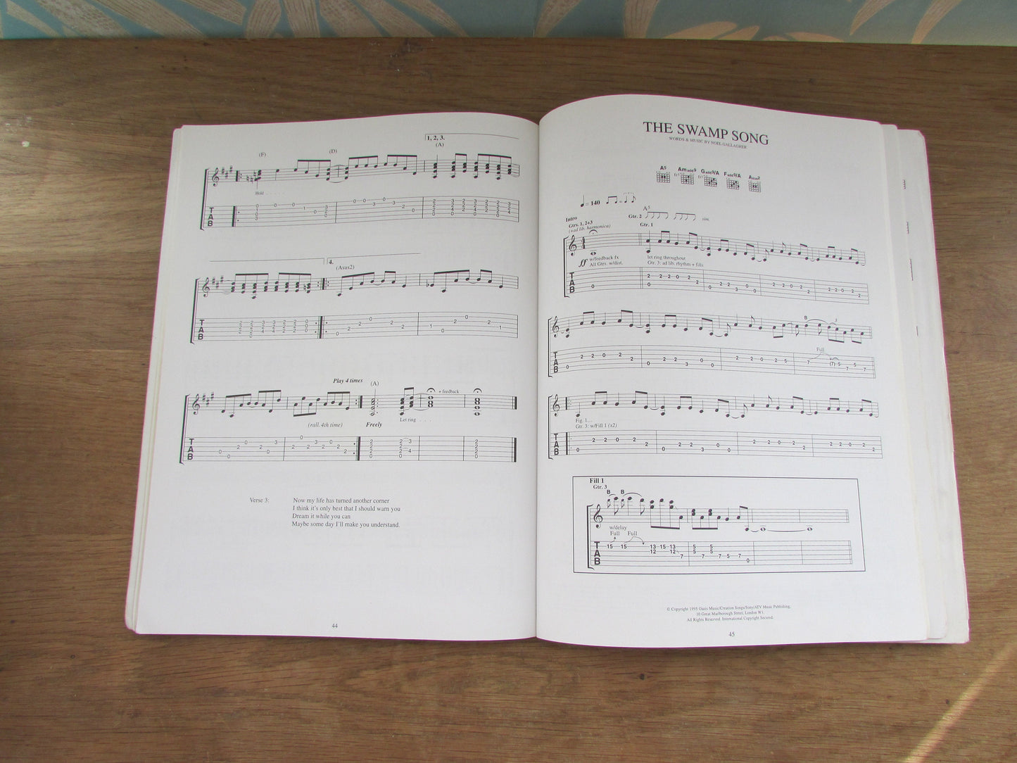 Oasis Guitar TAB Edition: The Masterplan (Hardback, 1998)