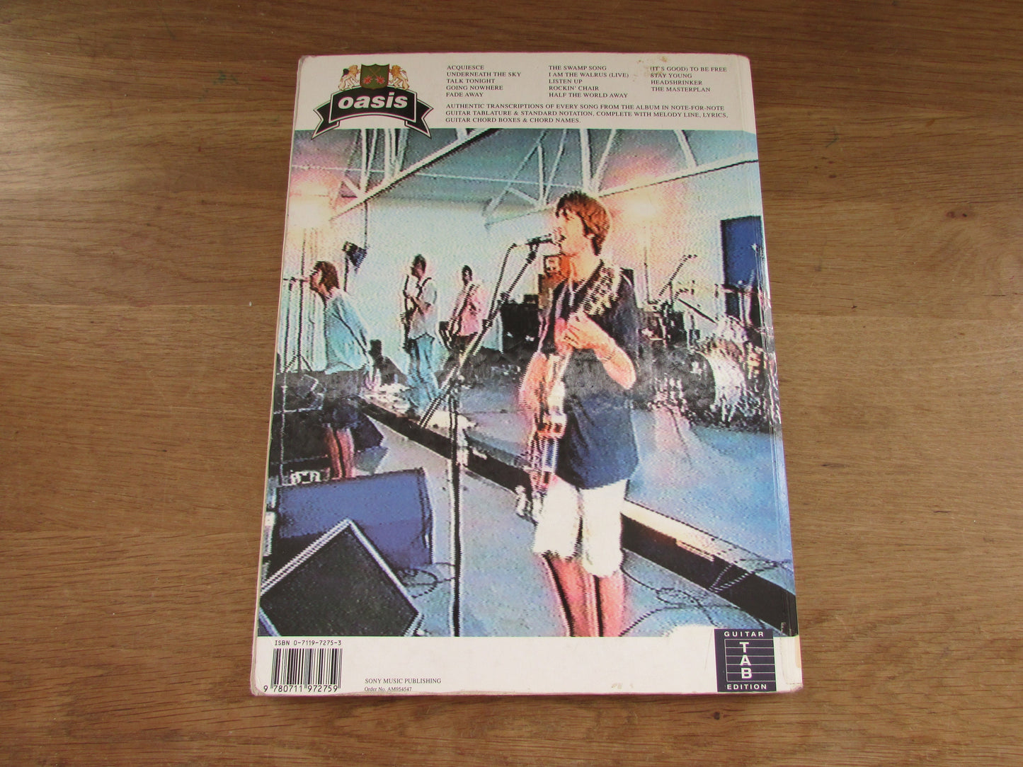 Oasis Guitar TAB Edition: The Masterplan (Hardback, 1998)