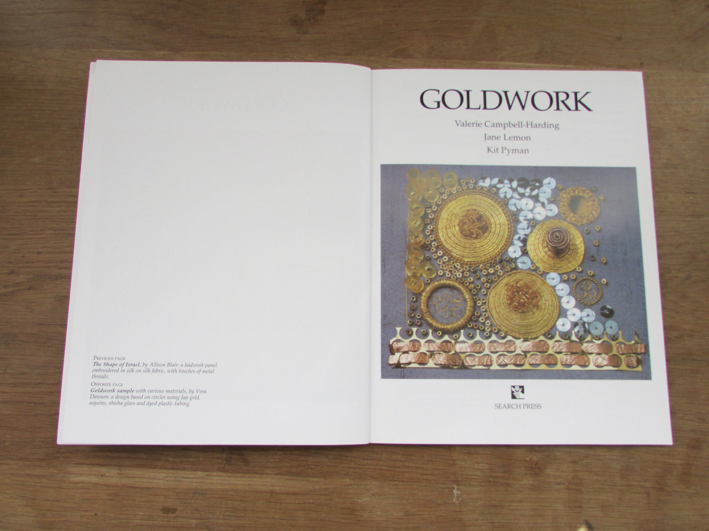 Goldwork Revised & Expanded Edition, by Valerie Campbell-Harding and others (Softback, 1998)