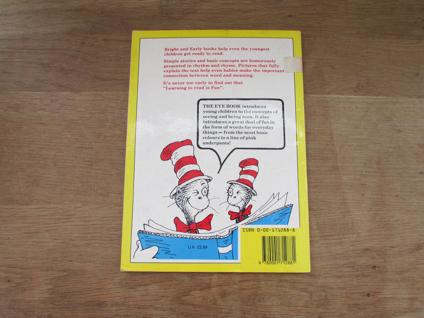 The Eye Book, by Theo Lesieg (Softback, 1969)
