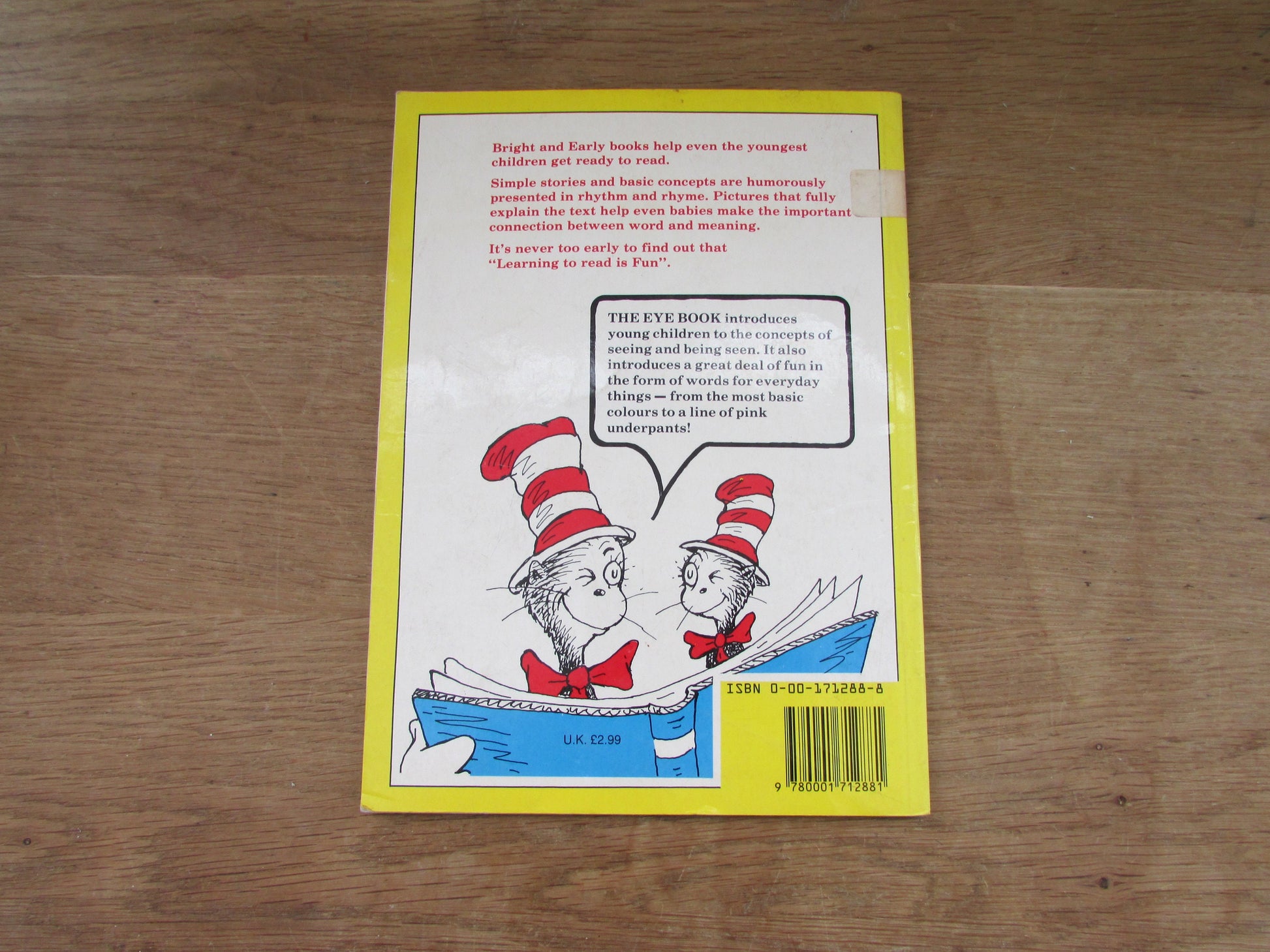 The Eye Book, by Theo Lesieg (Softback, 1969)