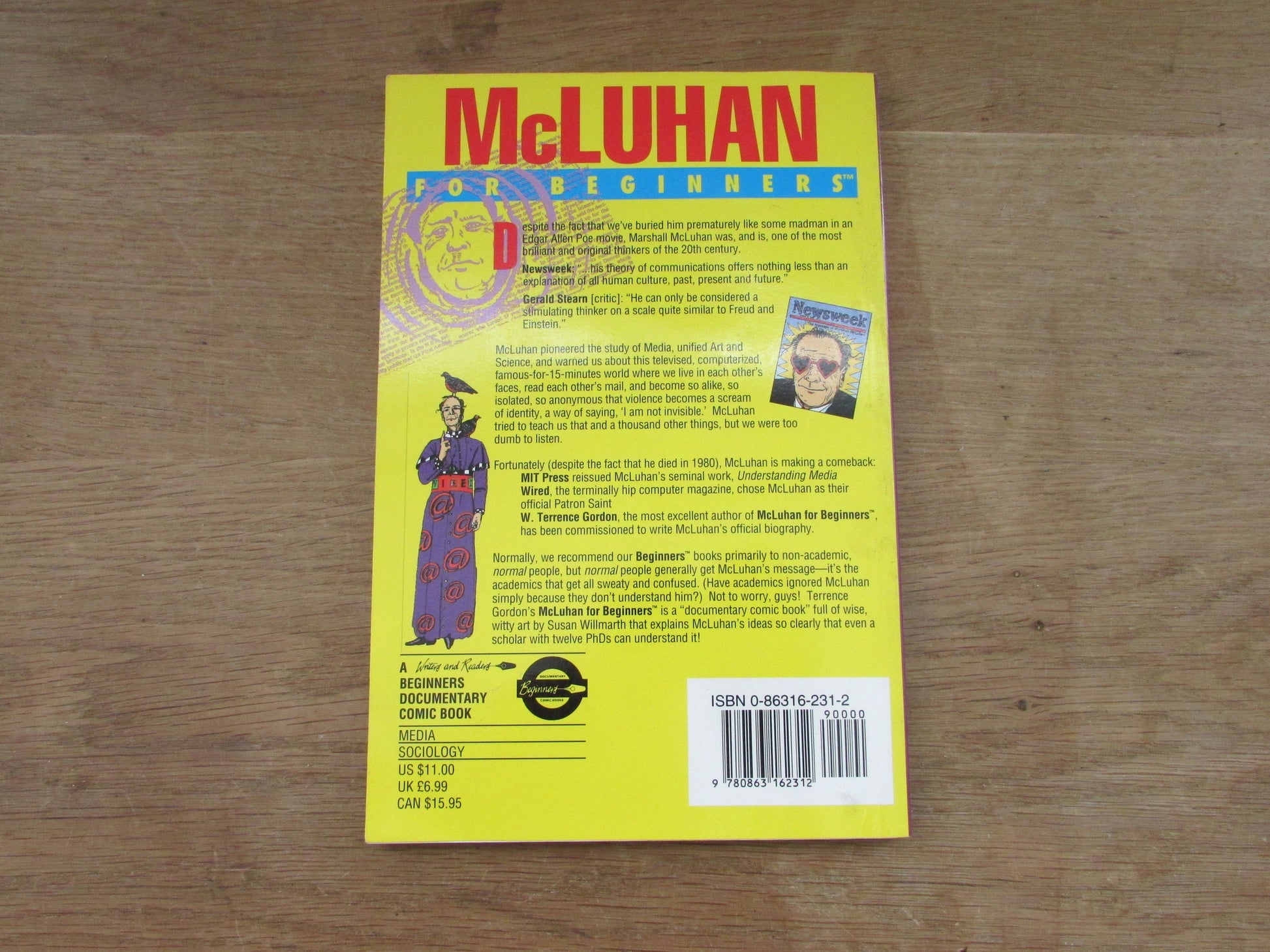 McLuhan for Beginners, by W. Terrence Gordon (Softback, 1997)
