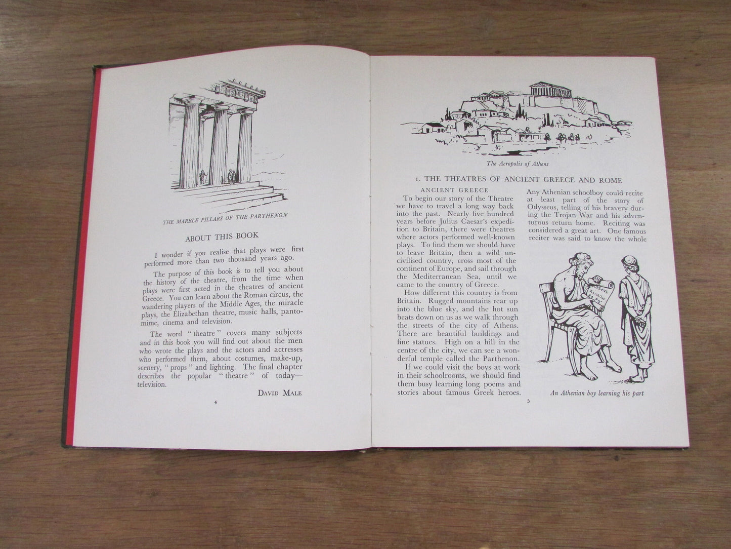 The Story of the Theatre, by David Male (Hardback, 1969)