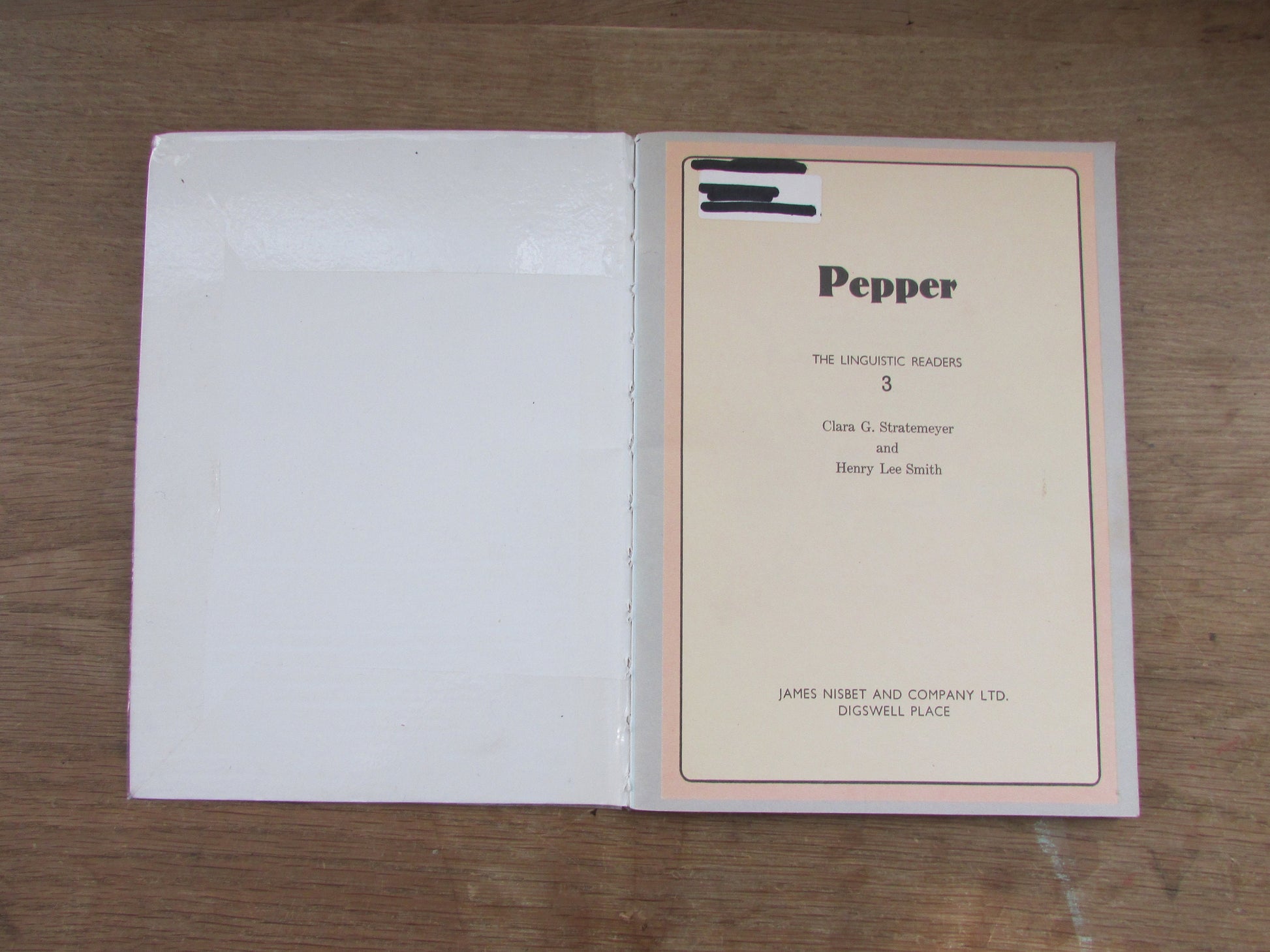 The Linguistic Readers 3: Pepper, by Clara G. Stratemeyer, & Henry Lee Smith (Softback, 1969)