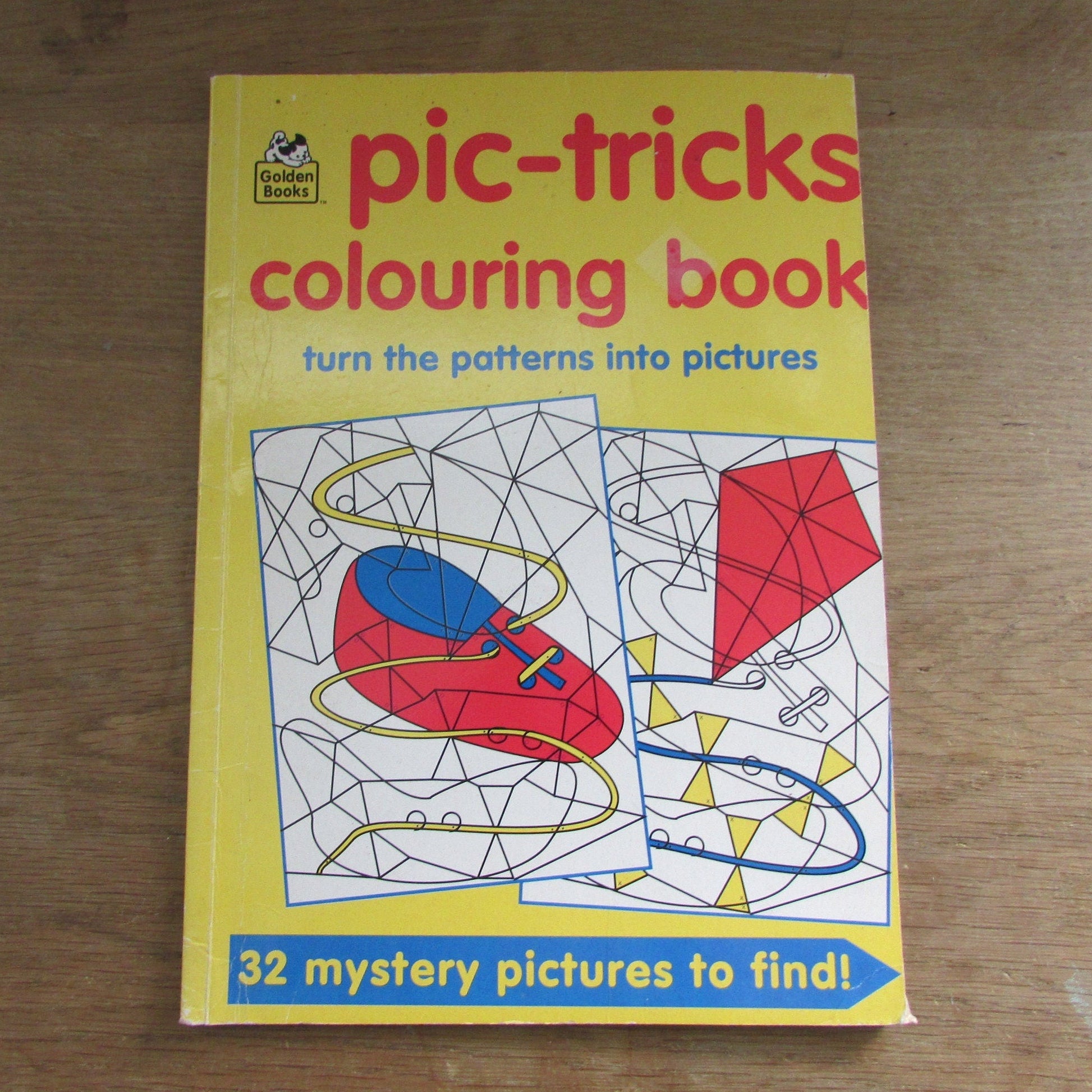 Pic-Tricks Colouring Book; 32 Mystery Pictures to Find (Softback, 1995)