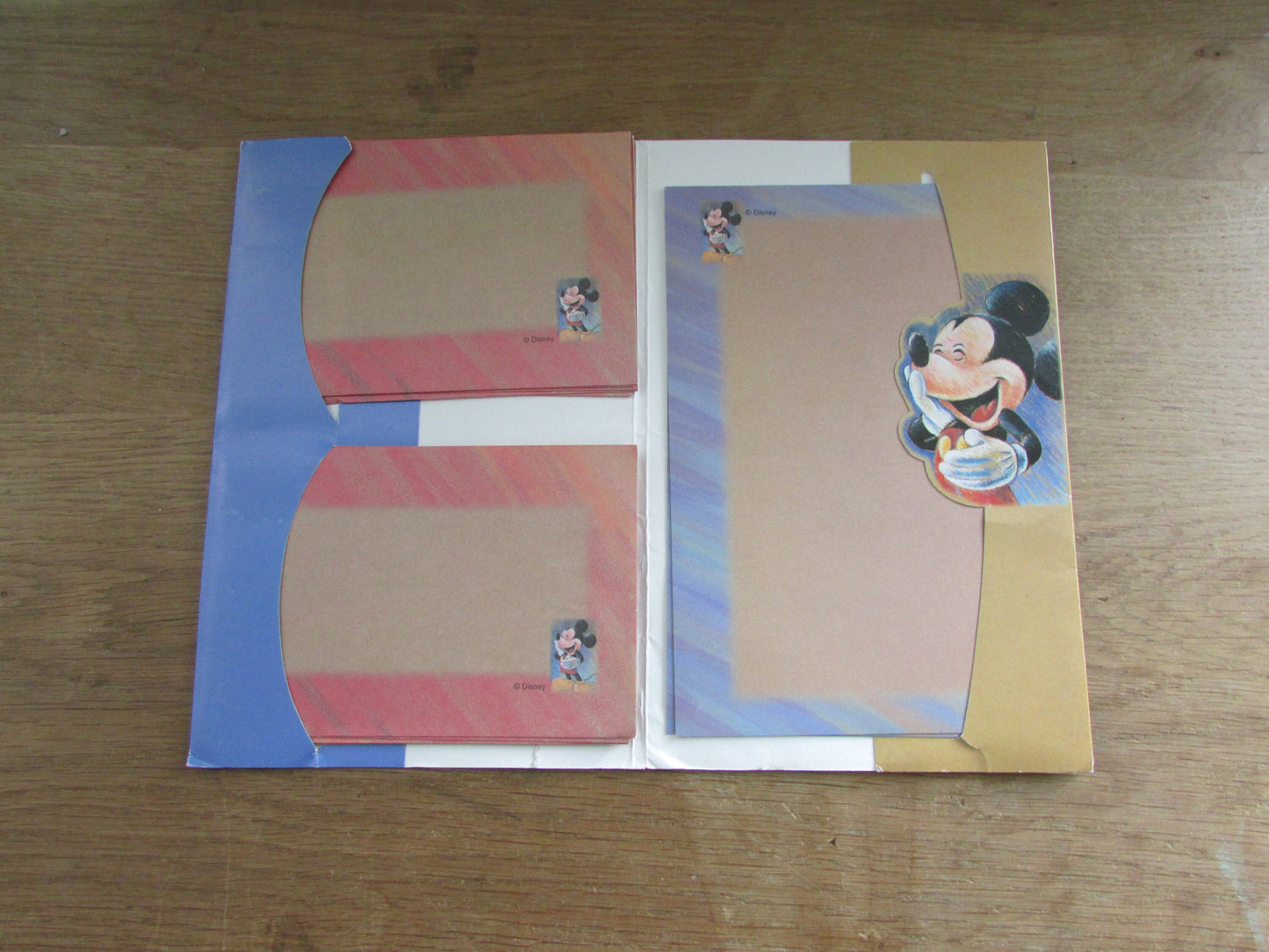 Vintage Mickey Mouse stationery set (Euromic Denmark)