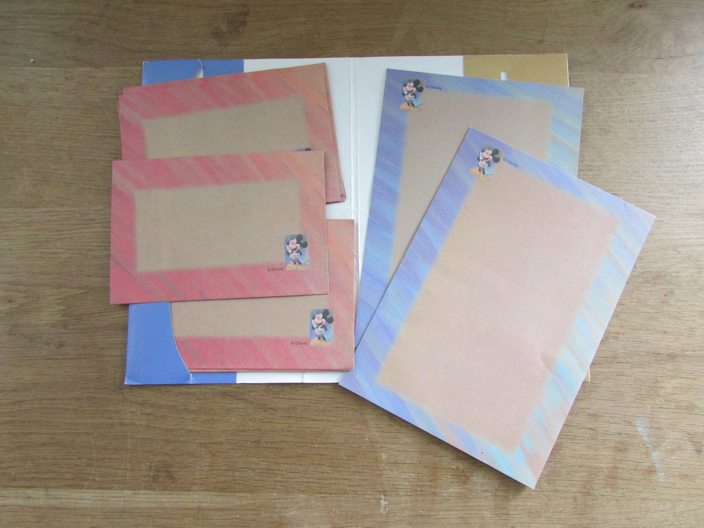 Vintage Mickey Mouse stationery set (Euromic Denmark)